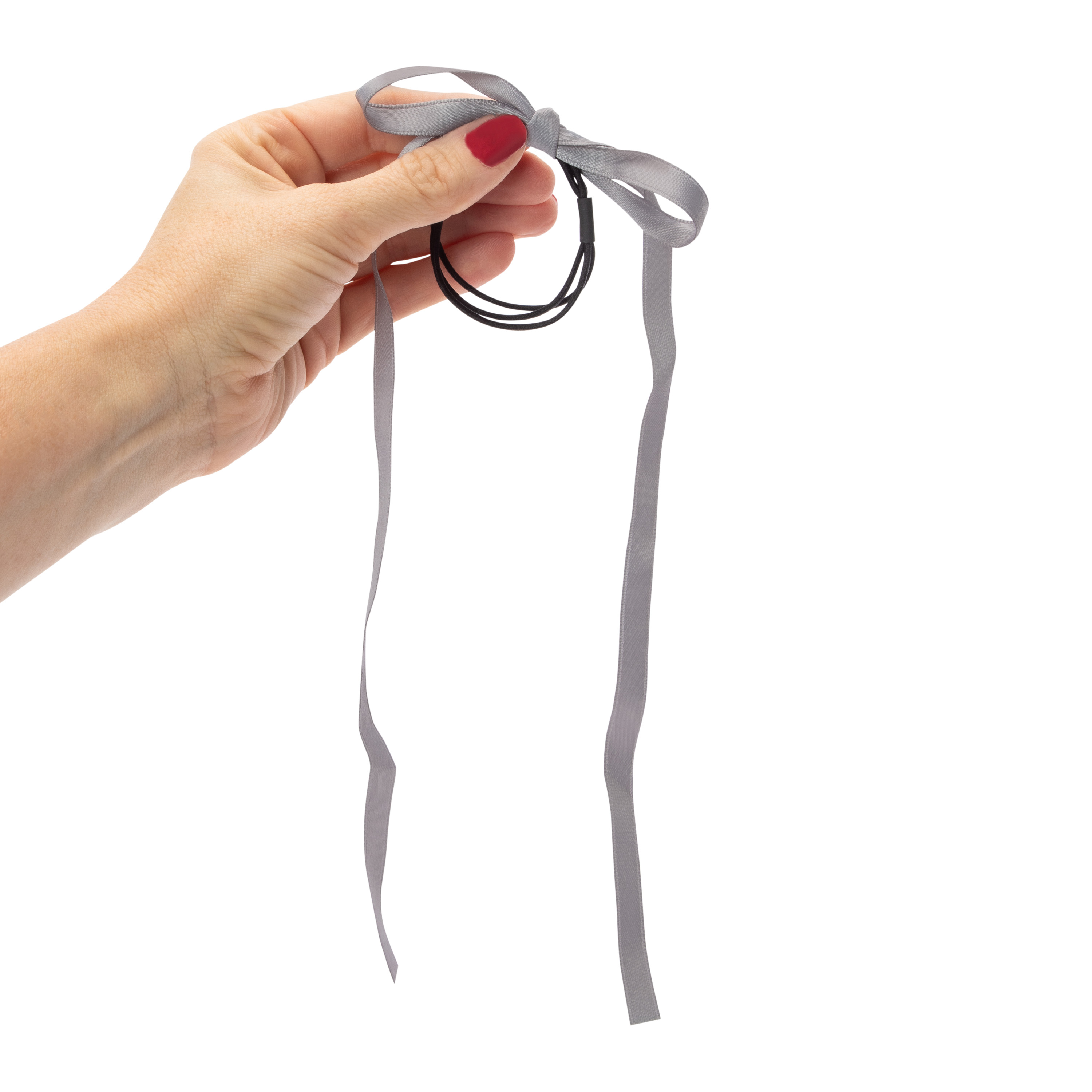 Satin Bow Hair Ties 2-Count