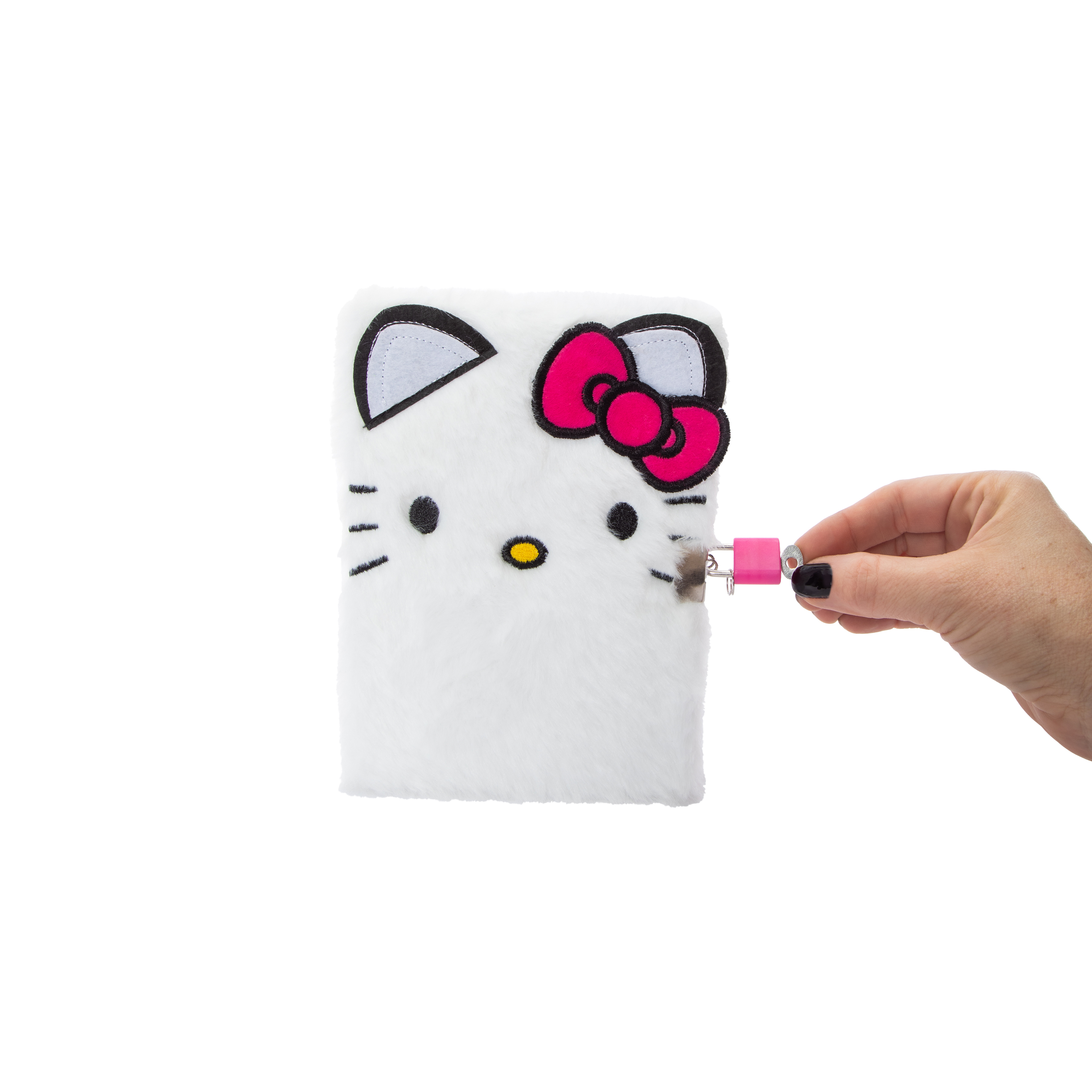 Hello Kitty® Fuzzy Diary With Lock & Key