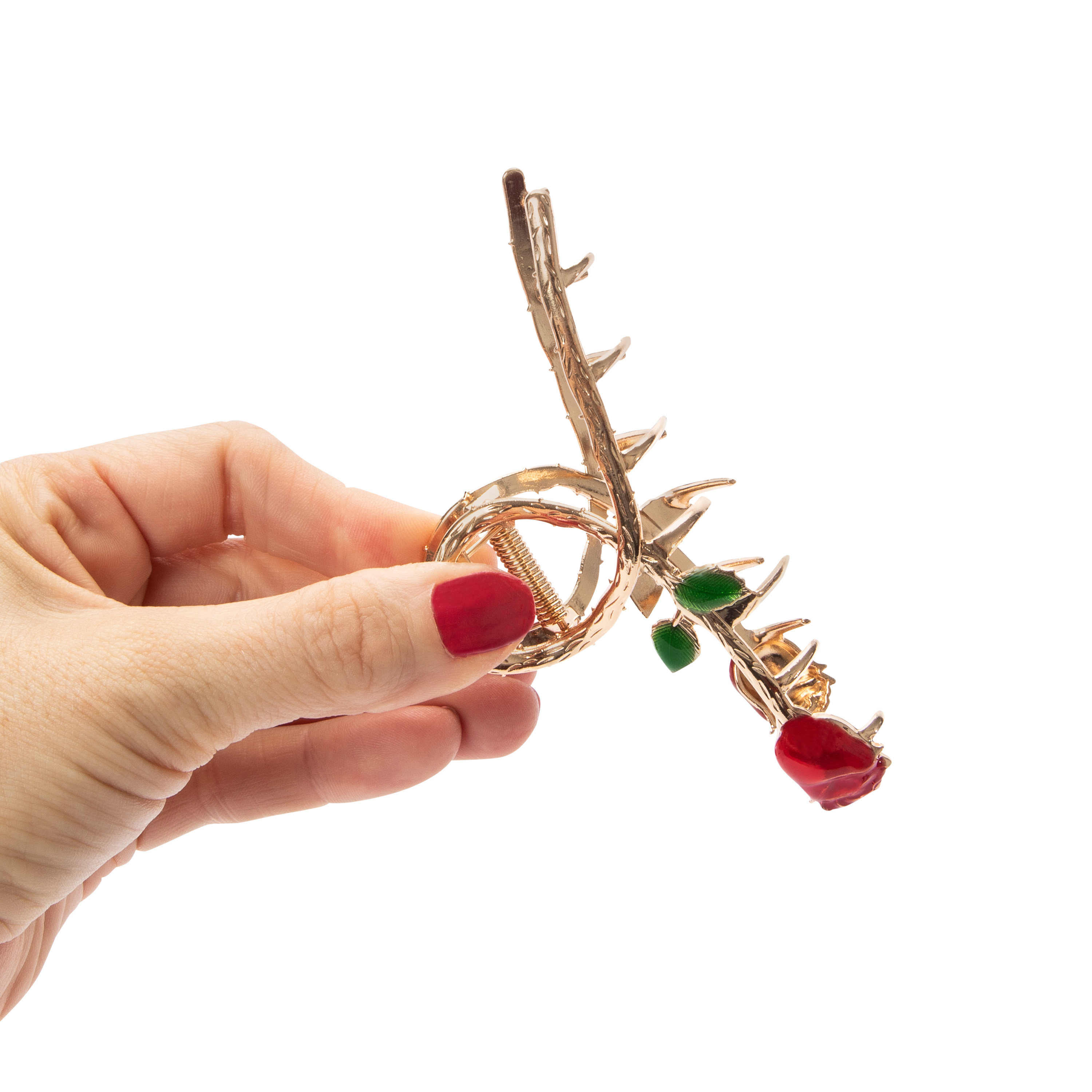 Rose Loop Claw Clip