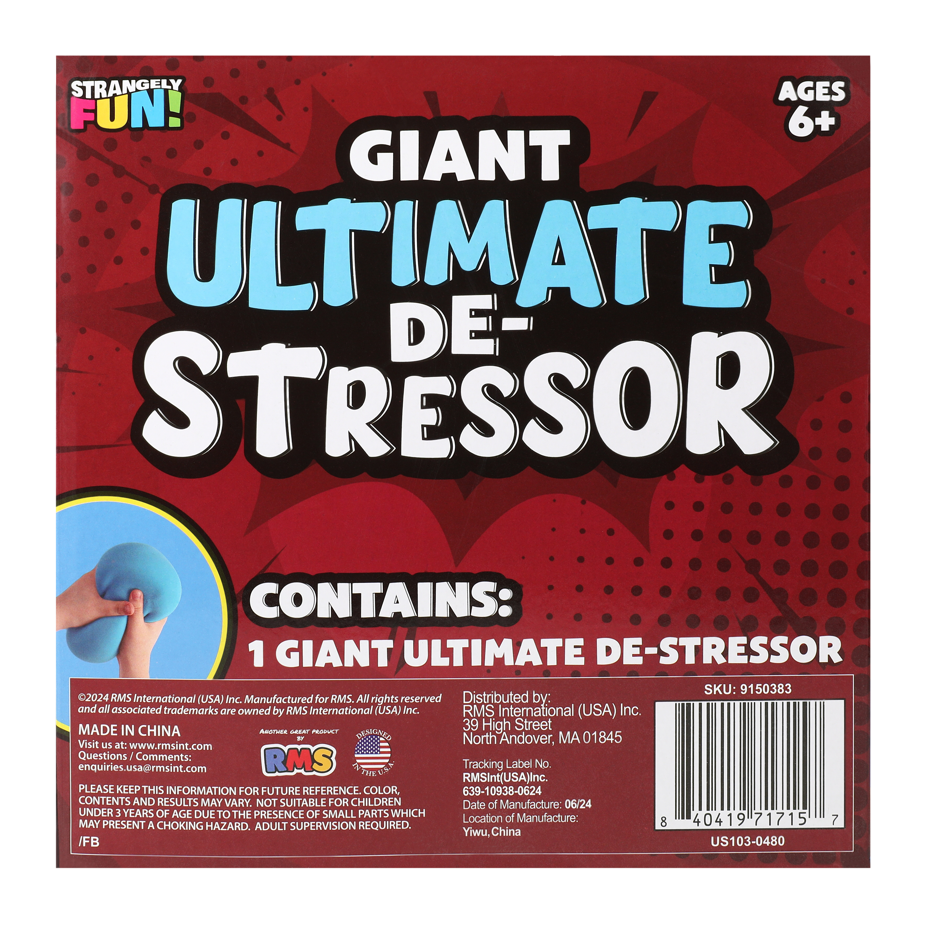 Strangely Fun! Gaint Ultimate De-Stressor