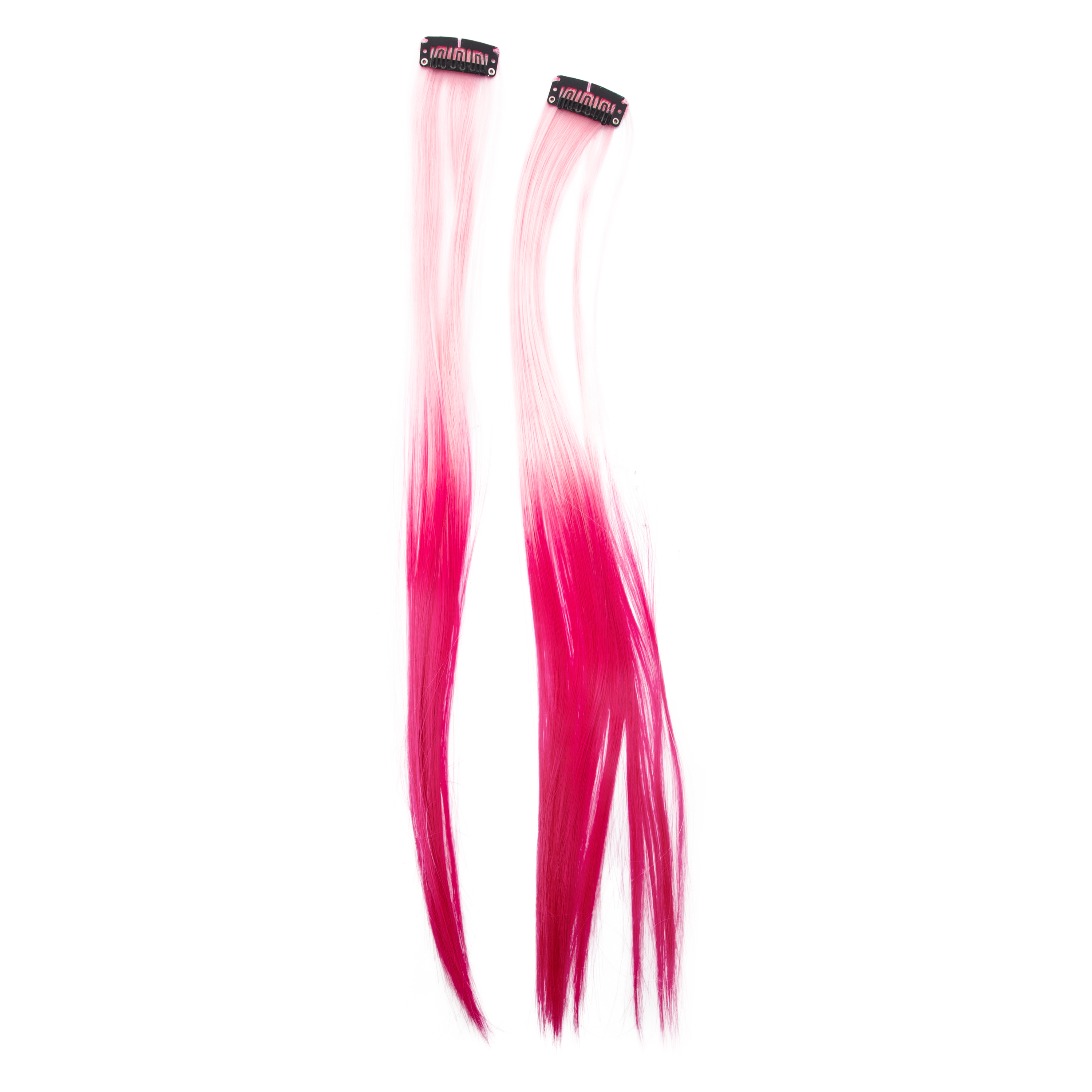 Ombre Faux Hair Clips 2-Count