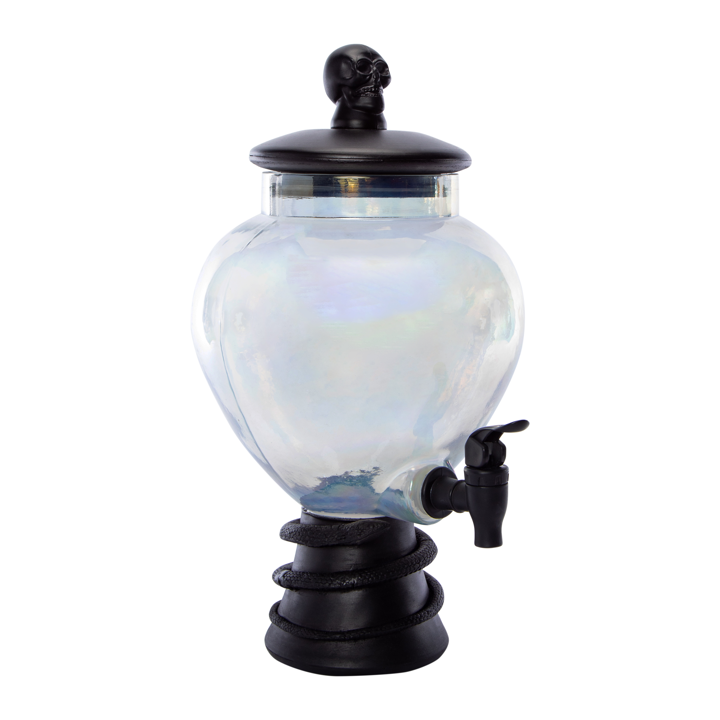 Gothic Glass Halloween Drink Dispenser 1 Gallon