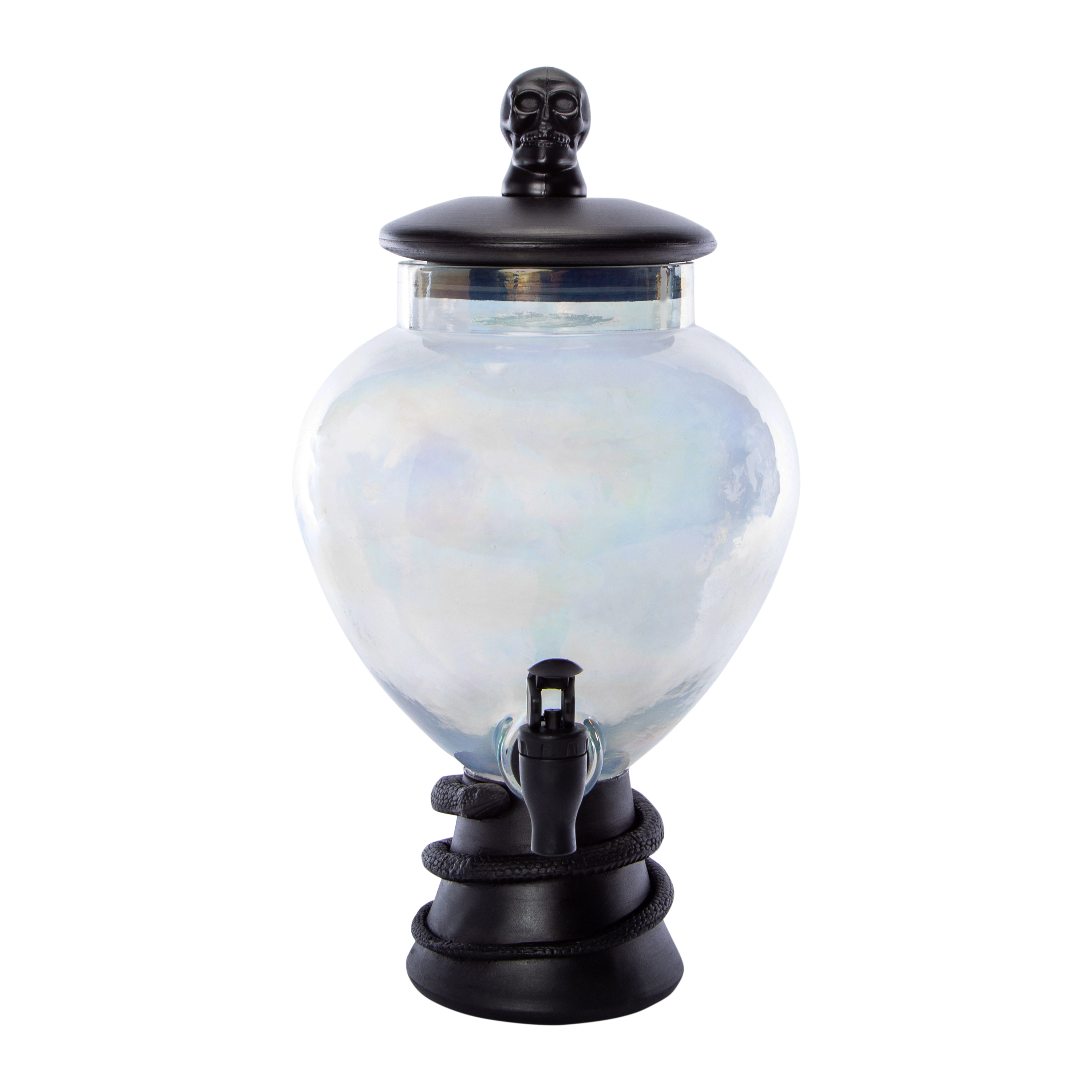 Gothic Glass Halloween Drink Dispenser 1 Gallon