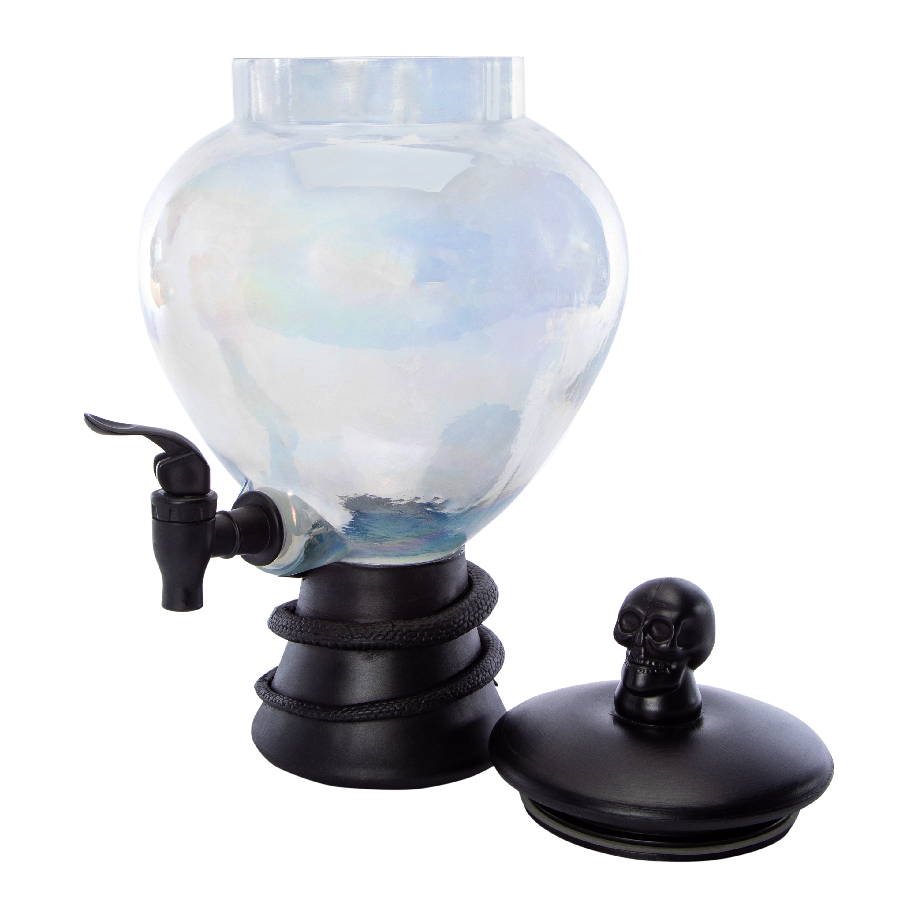 Gothic Glass Halloween Drink Dispenser 1 Gallon