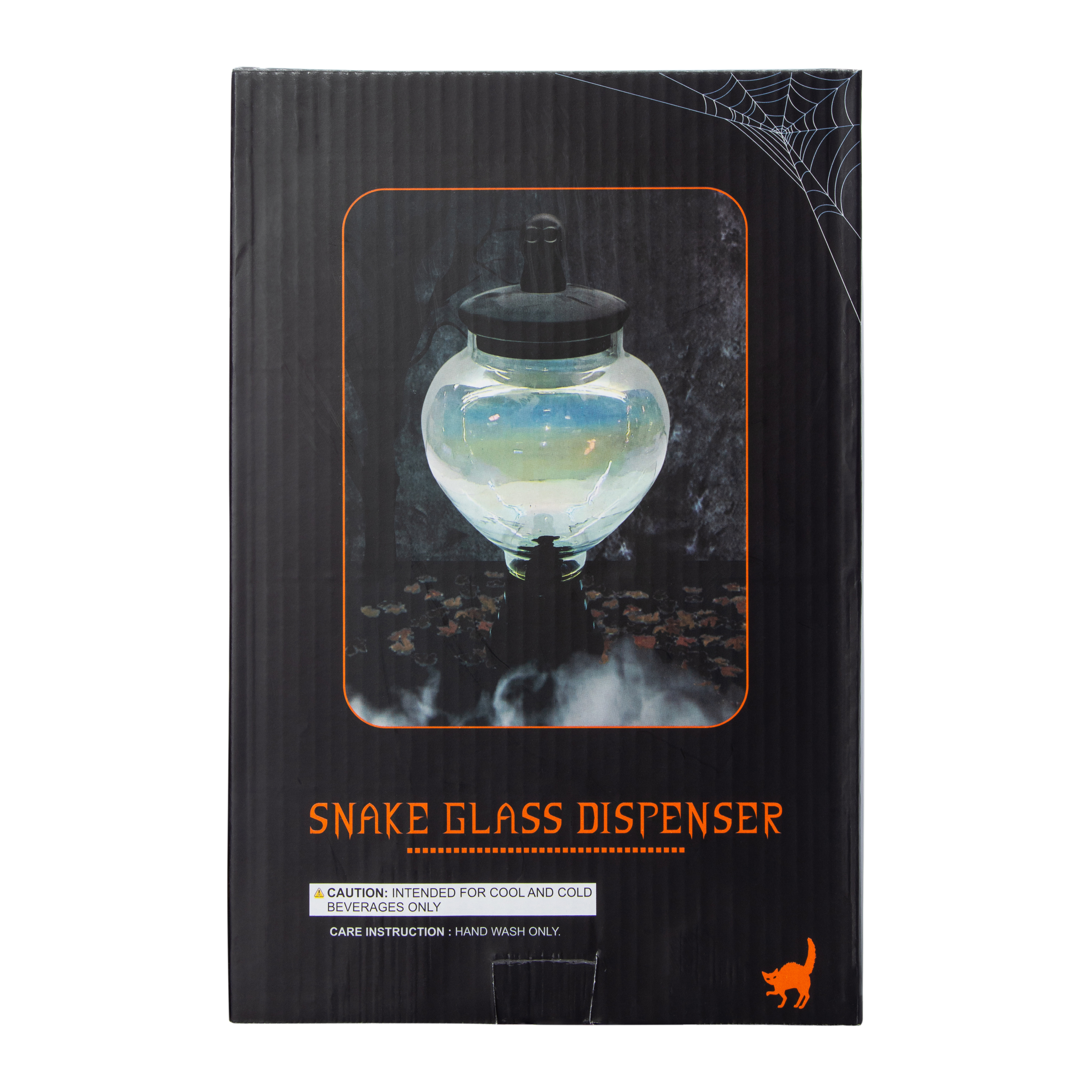 Gothic Glass Halloween Drink Dispenser 1 Gallon