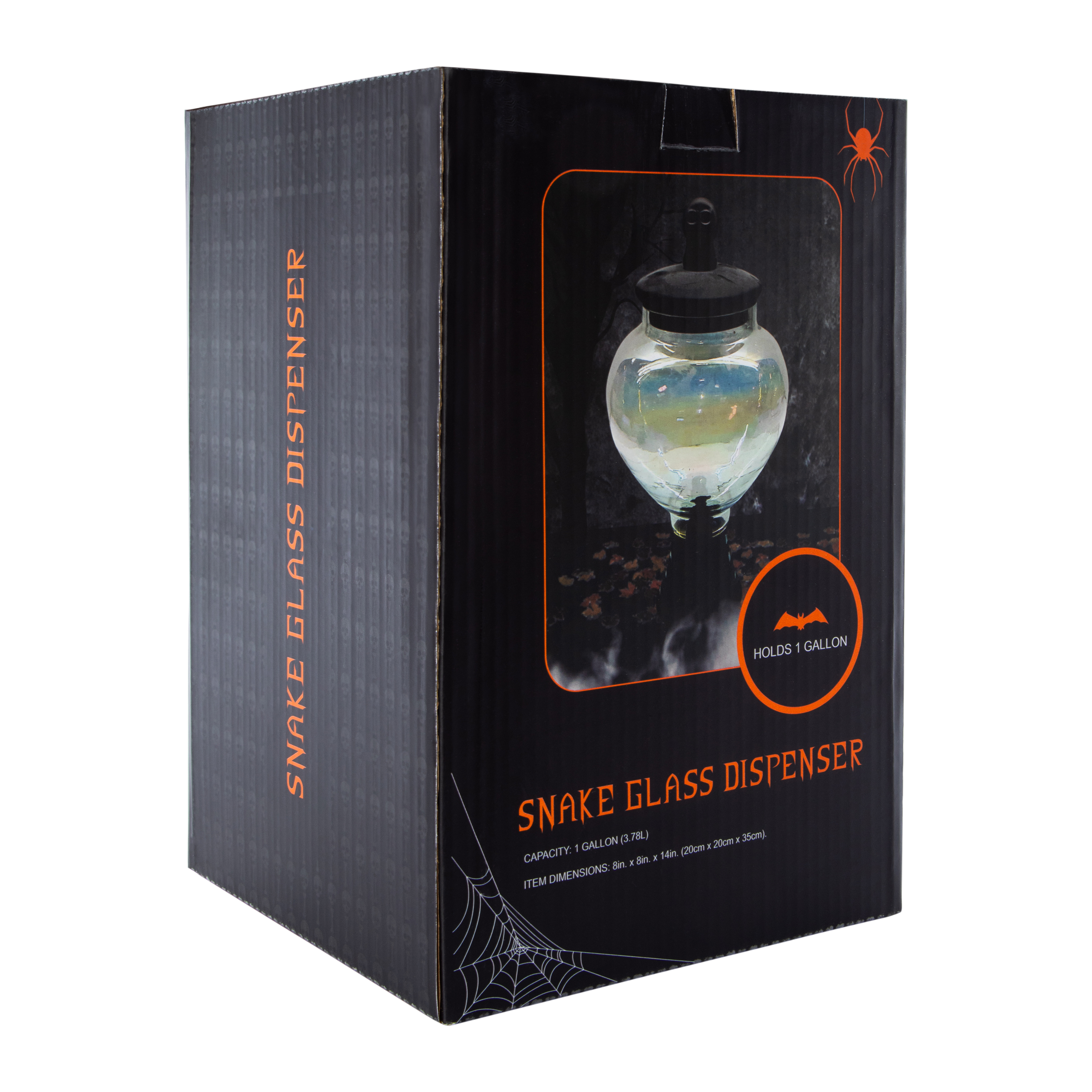 Gothic Glass Halloween Drink Dispenser 1 Gallon