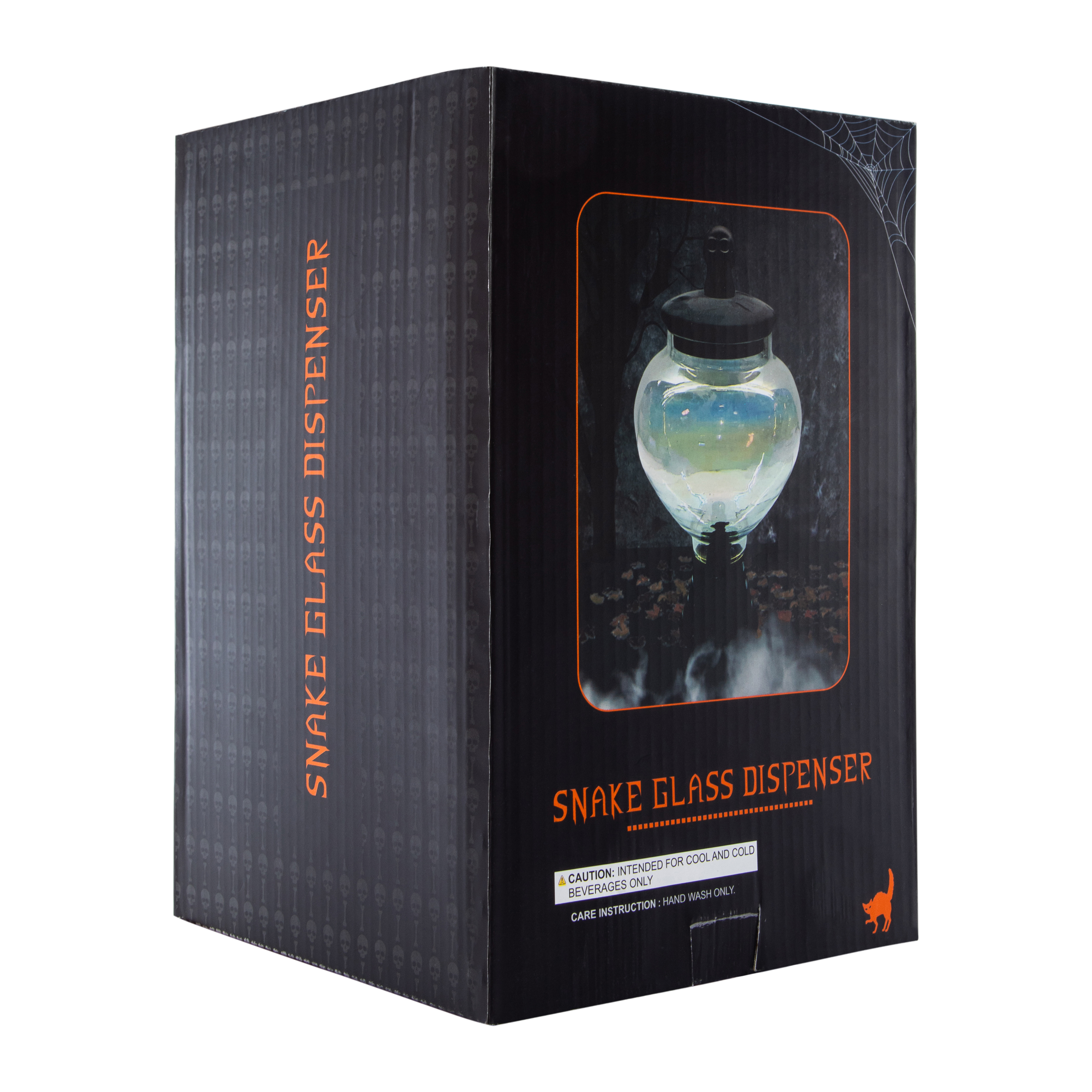 Gothic Glass Halloween Drink Dispenser 1 Gallon