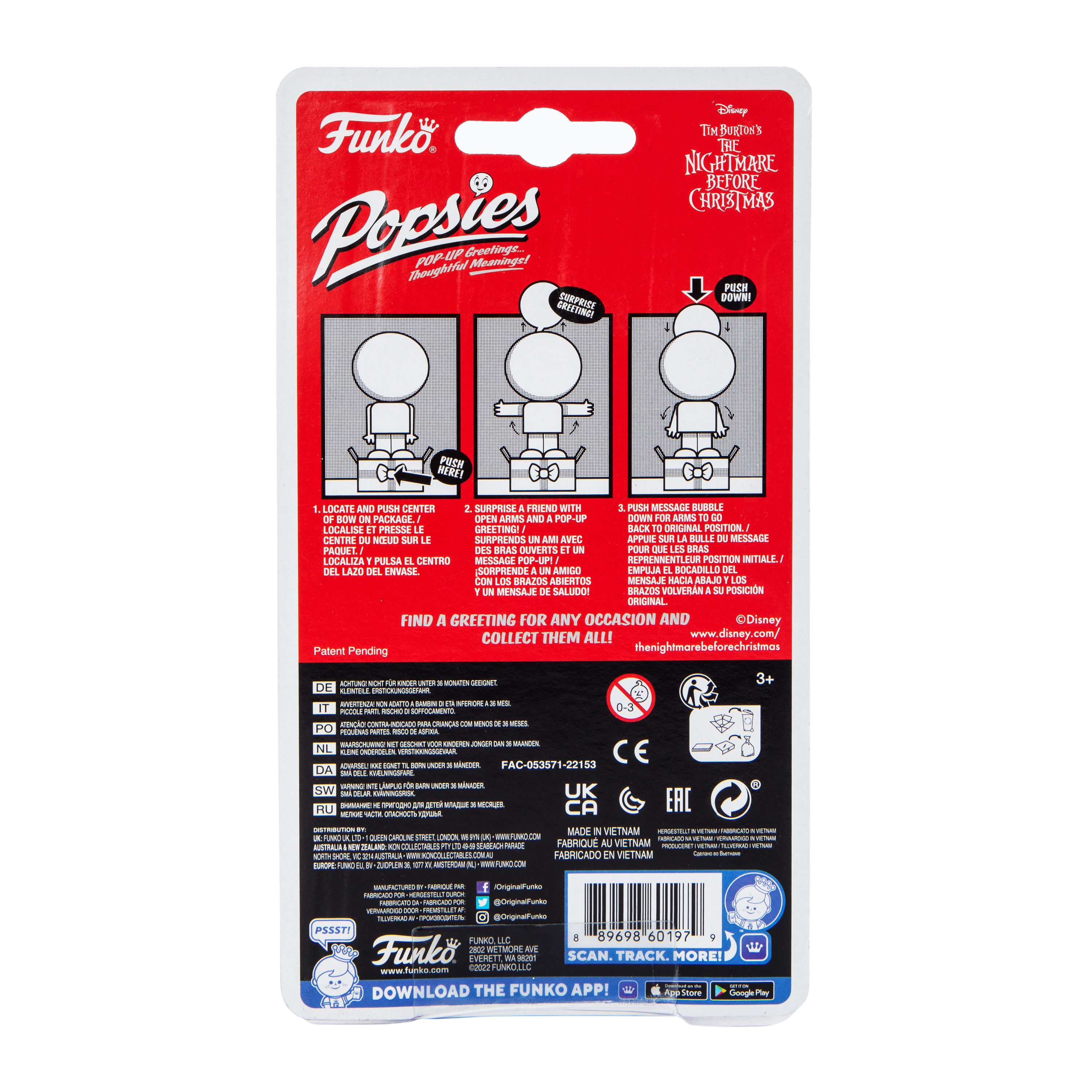 Funko Disney Tim Burton's The Nightmare Before Christmas Popsies