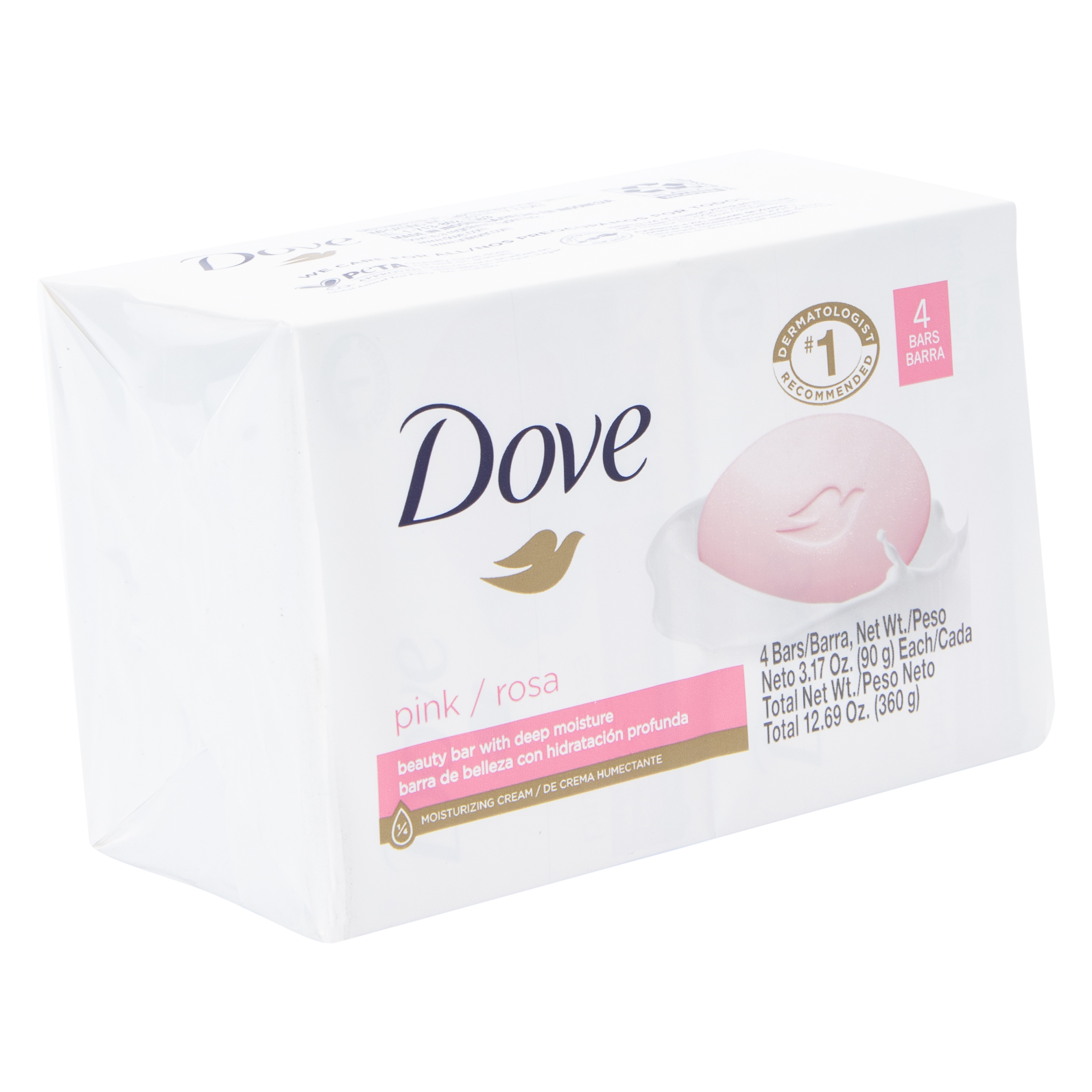 Dove Pink Beauty Bar 4-Count