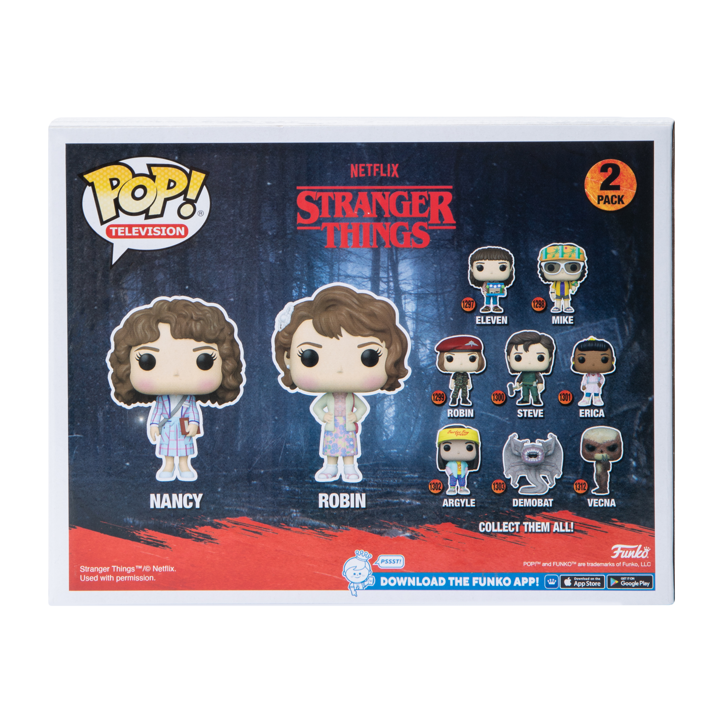 Funko Pop!® Stranger Things Nancy & Robin Vinyl Figures Set