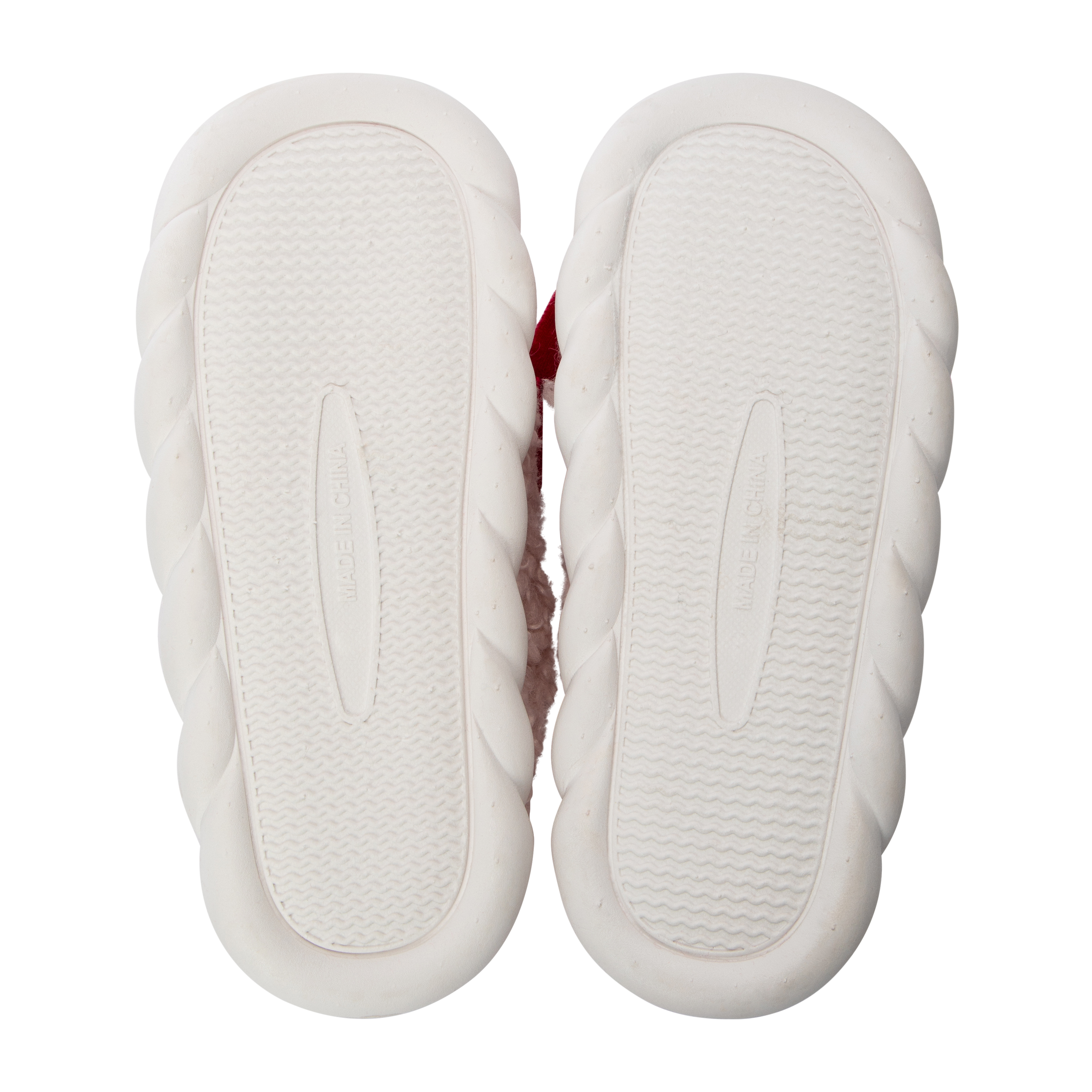 Ladies Fluffy Bow Slippers