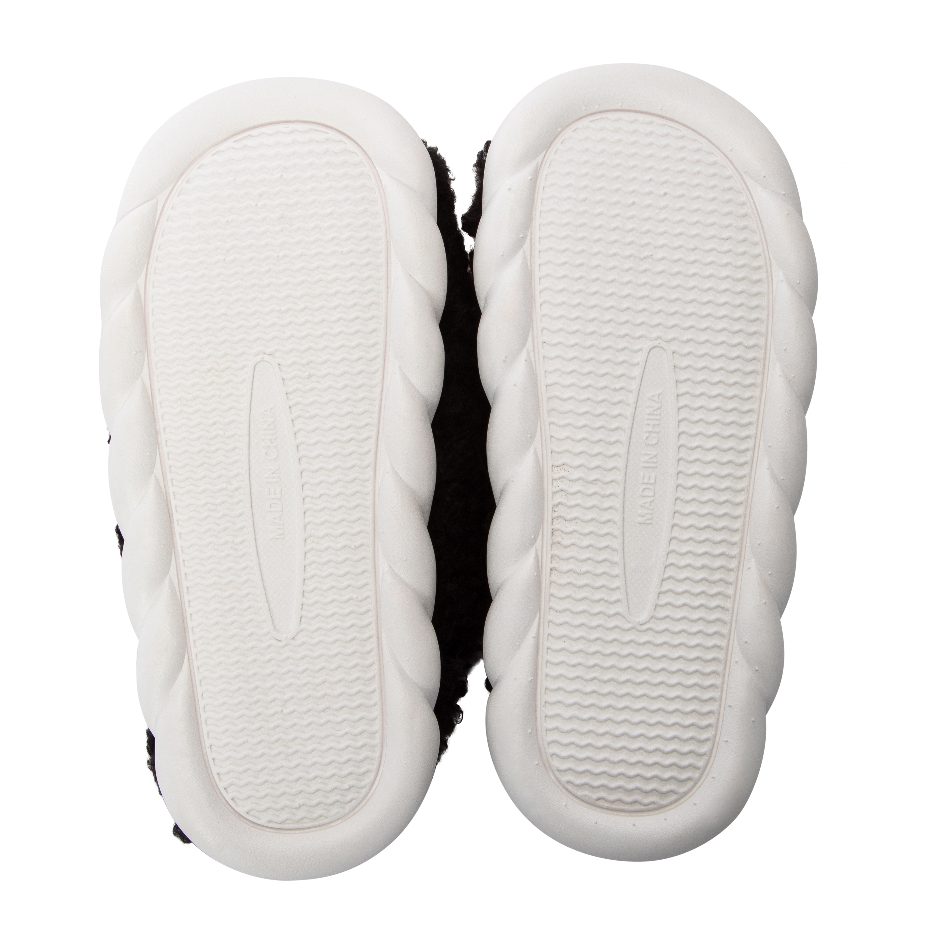 Ladies Fluffy Bow Slippers