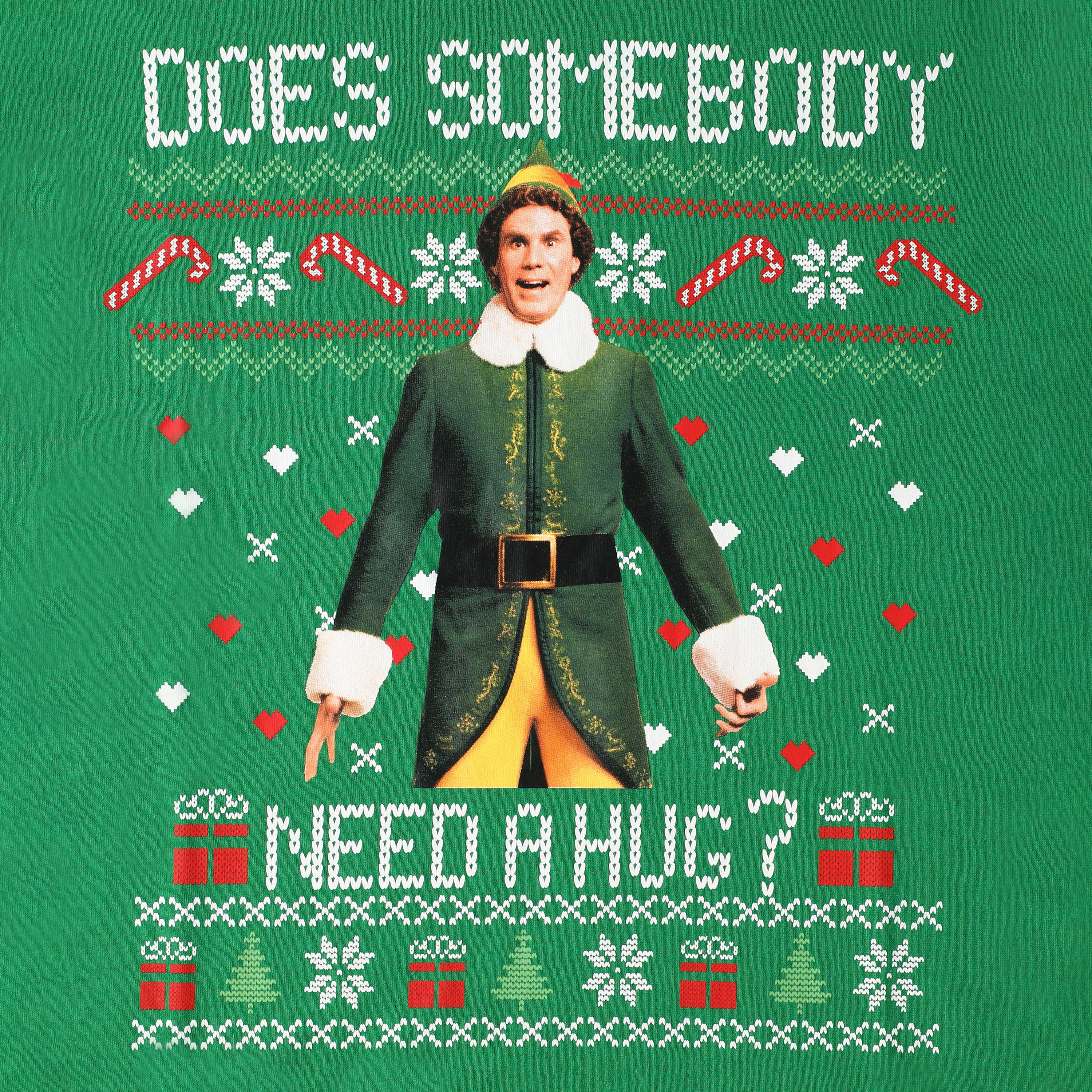 Elf 'Does Somebody Need A Hug' Graphic Tee