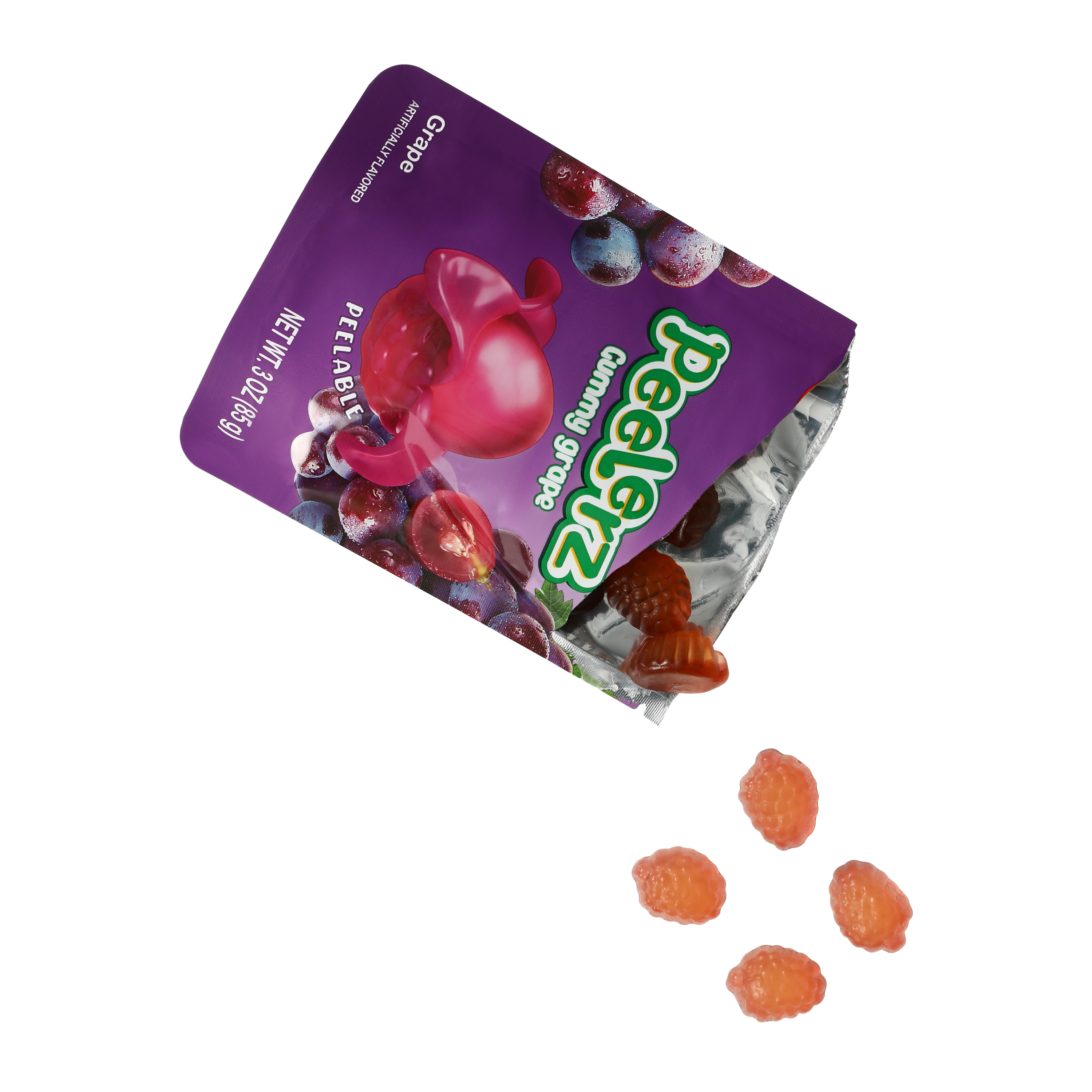 Peelerz™ Gummy Grape Candy 3oz