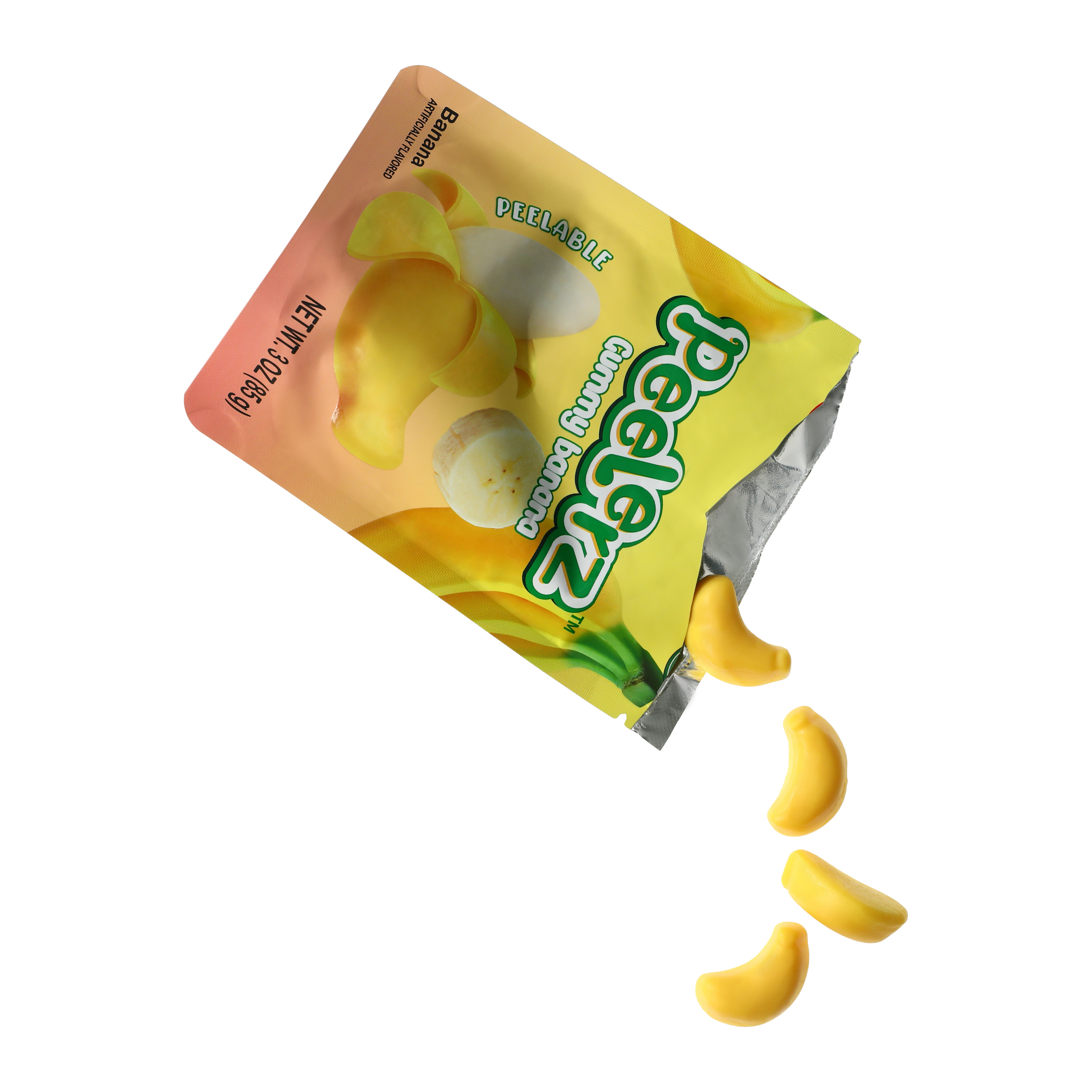 Peelerz™ Gummy Banana Candy 3oz