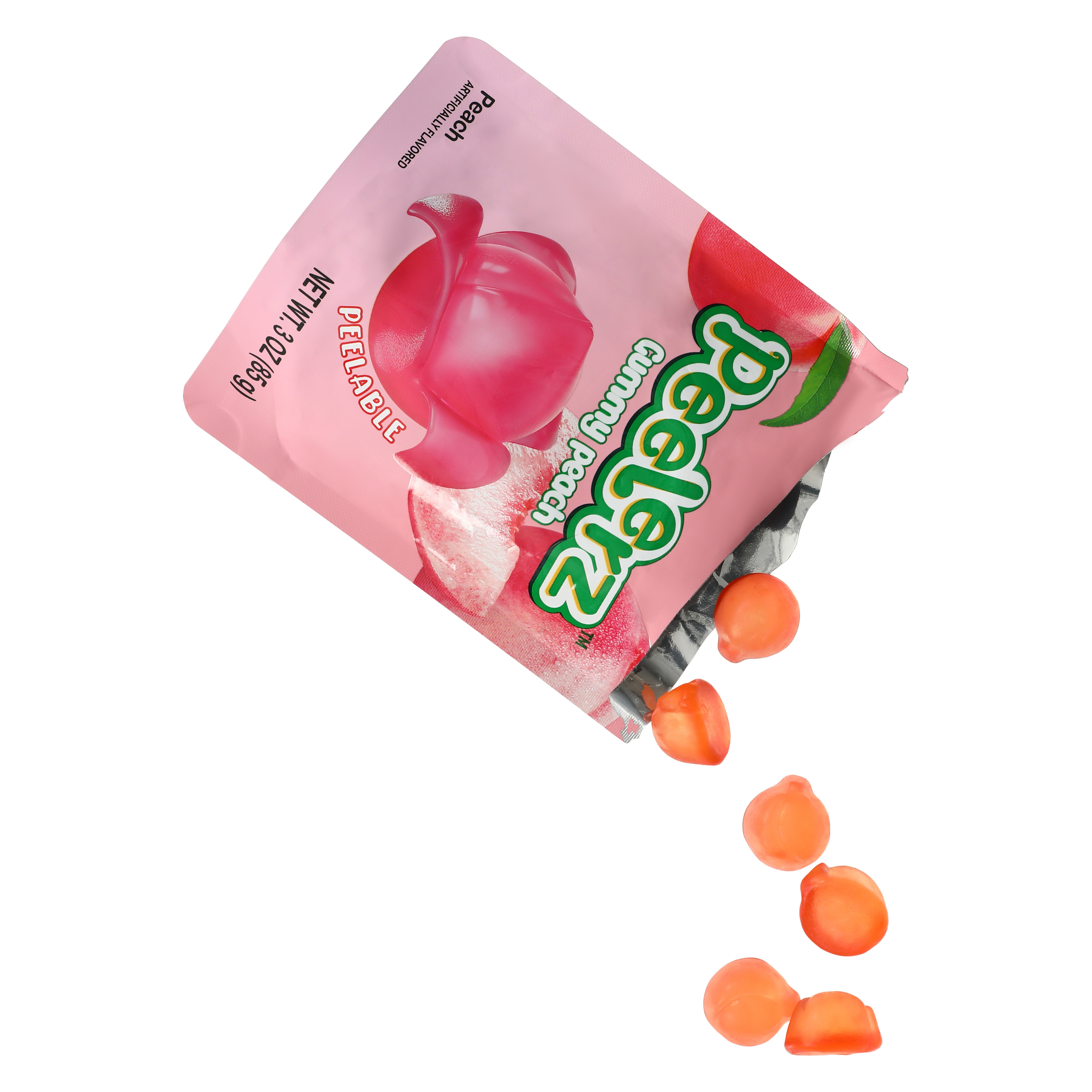 Peelerz™ Gummy Peach Candy 3oz