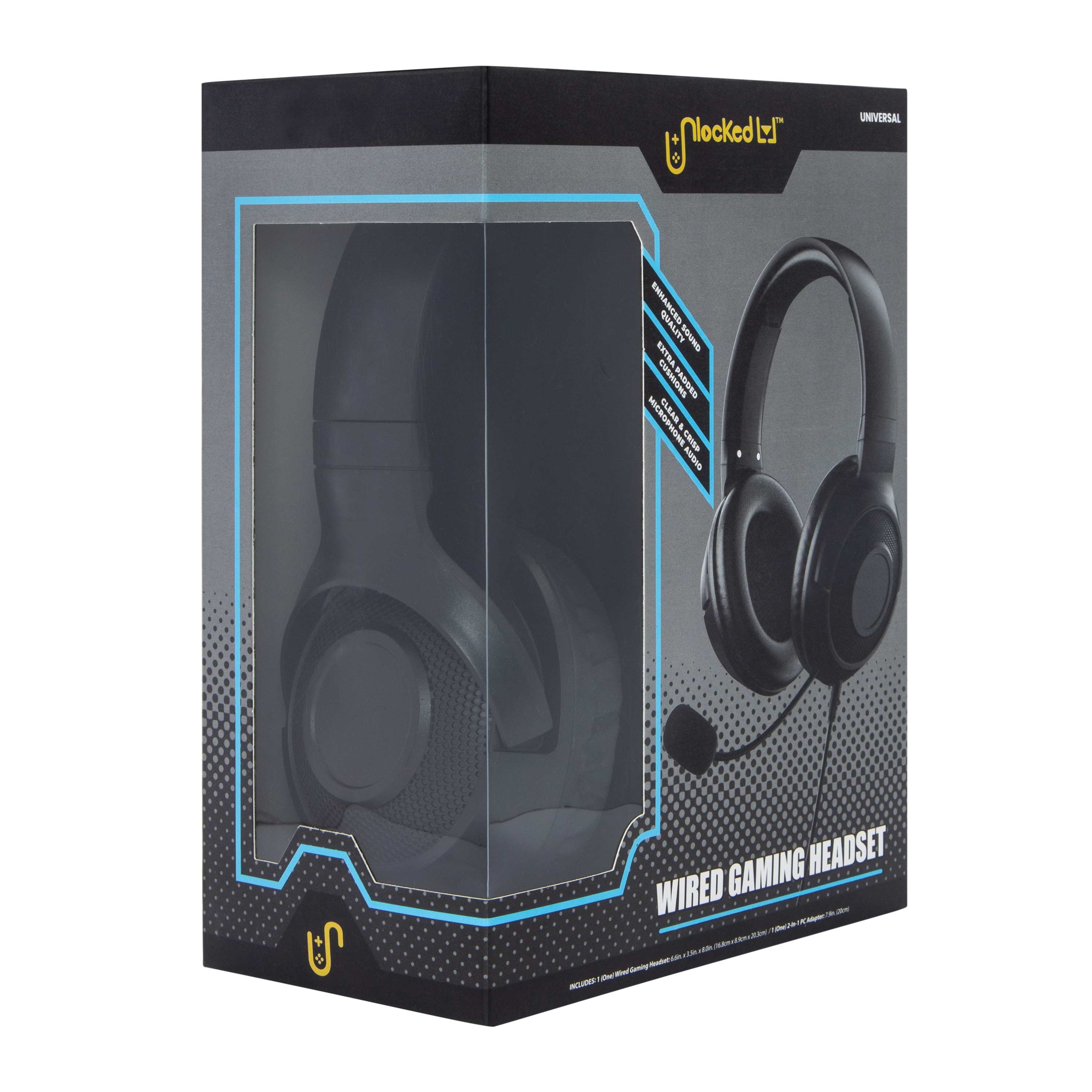 Unlocked Lvl™ Wired LED Gaming Headset With Mic | Five Below