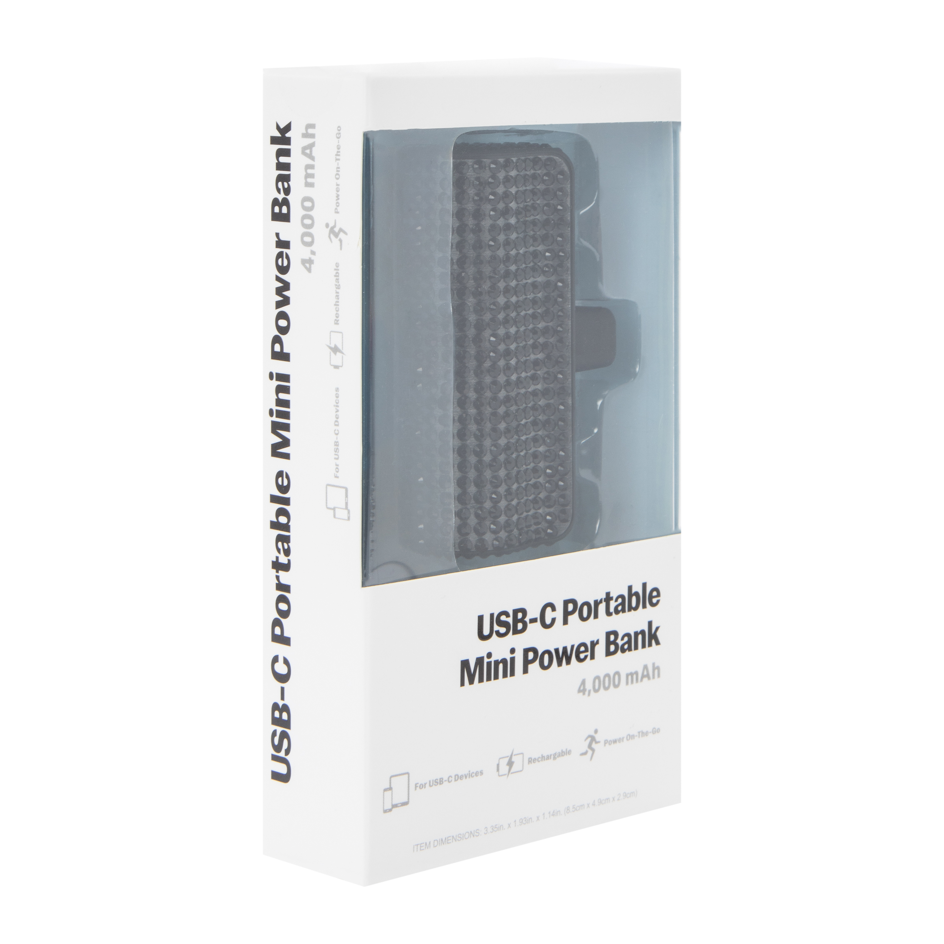 4000 mAh USB-C Portable Mini Power Bank