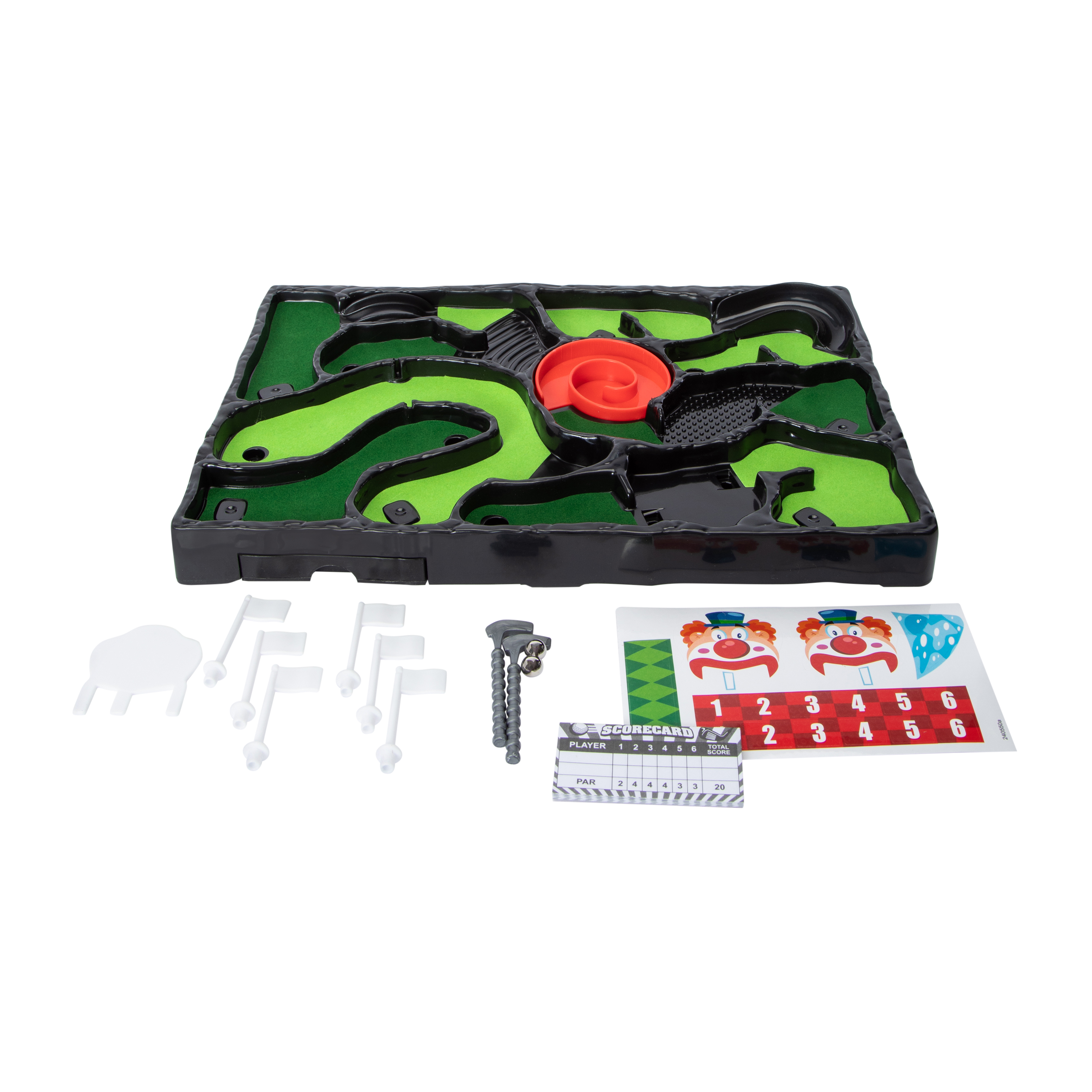 Arcade Mini Golf Board Game 17-Pieces