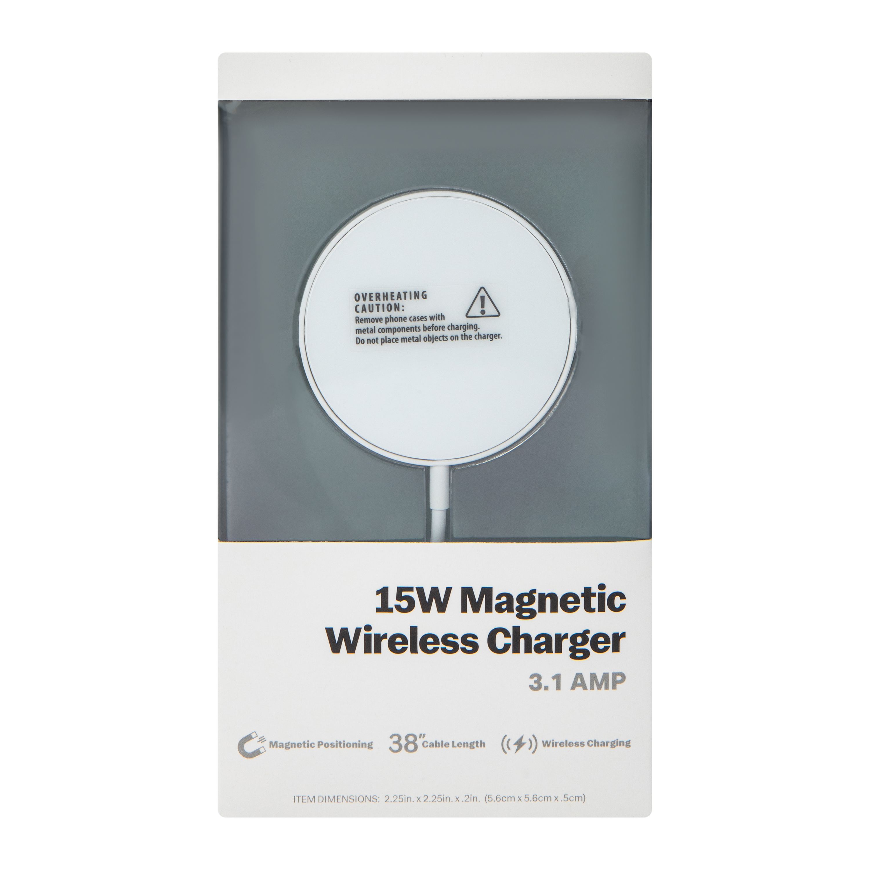 15W Magnetic Wireless Charger 38in