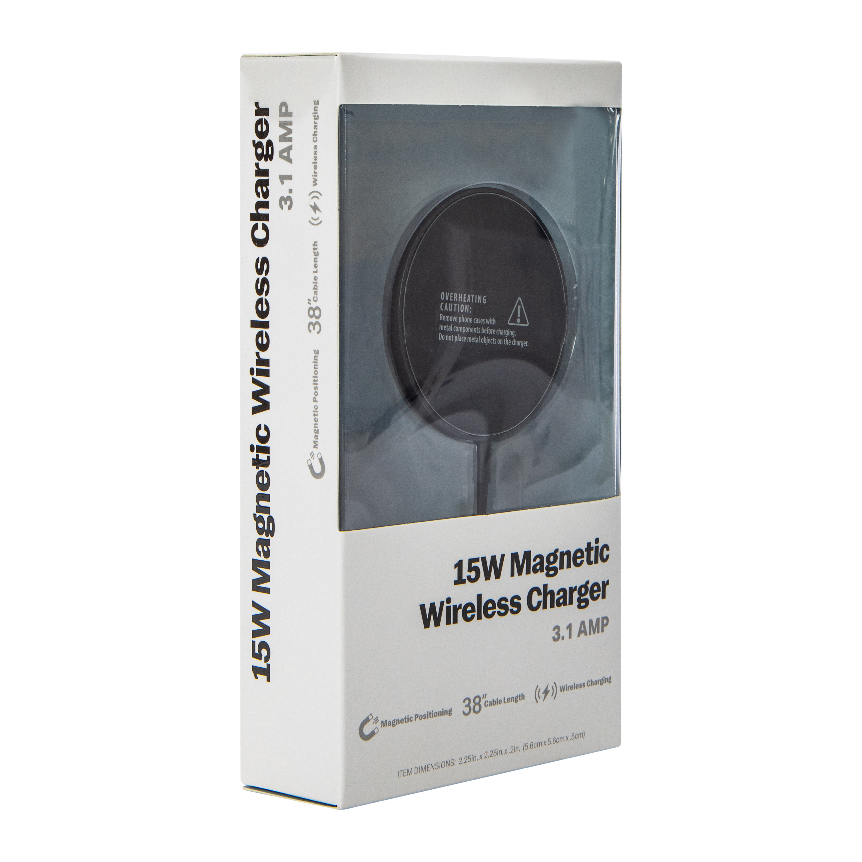 15W Magnetic Wireless Charger 38in