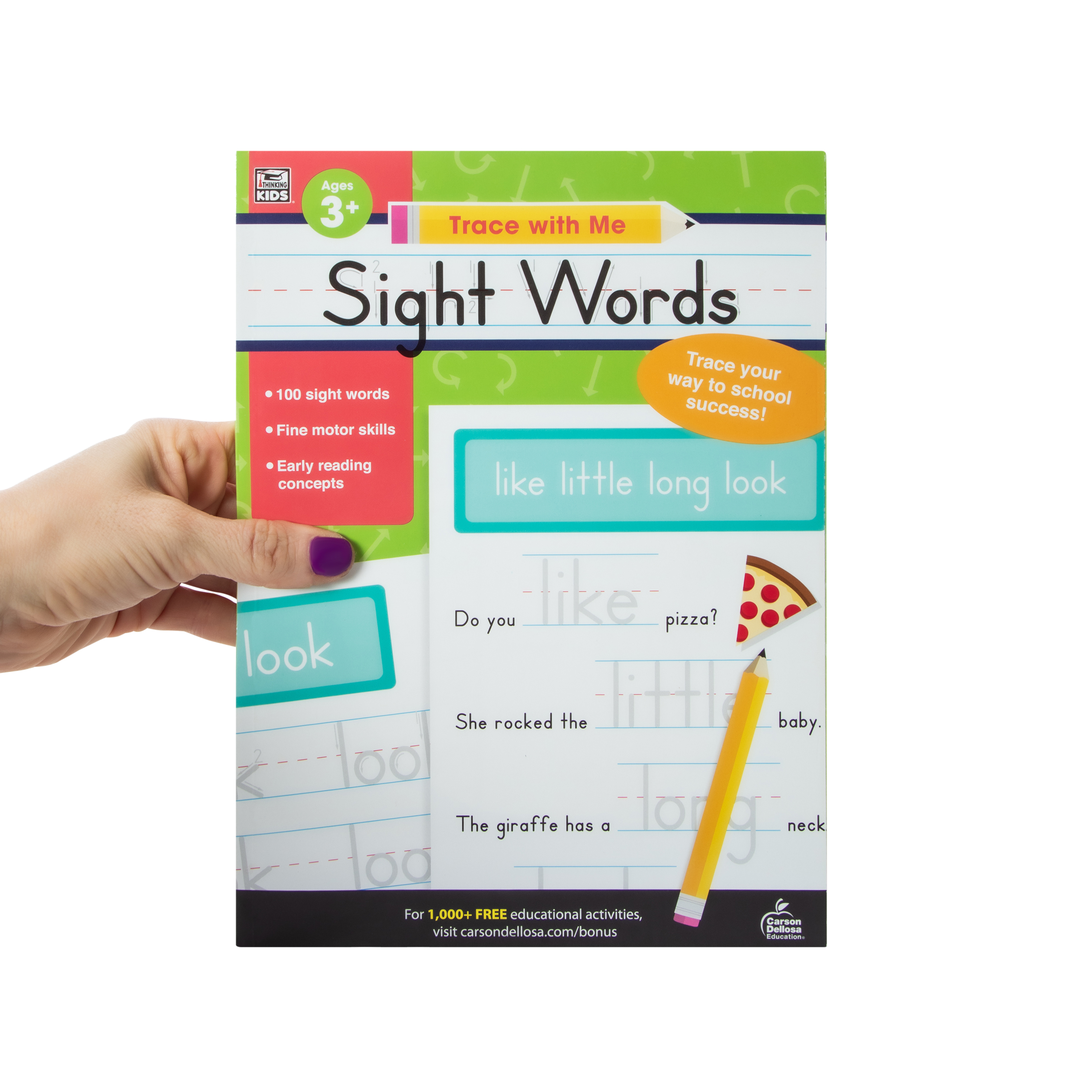 Kids Trace With Me Sight Words Book