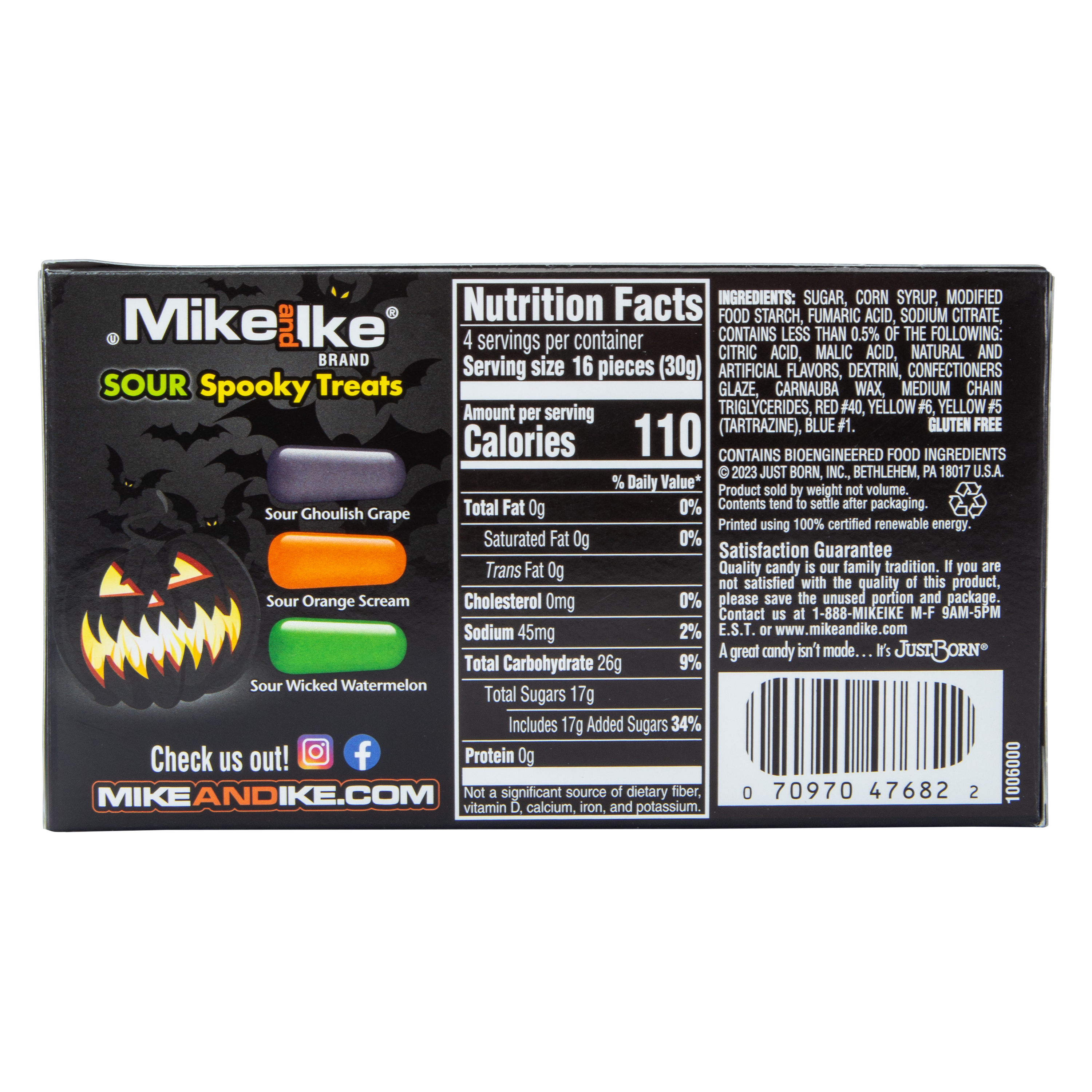 Mike And Ike® Sour Spooky Treats 4.25oz