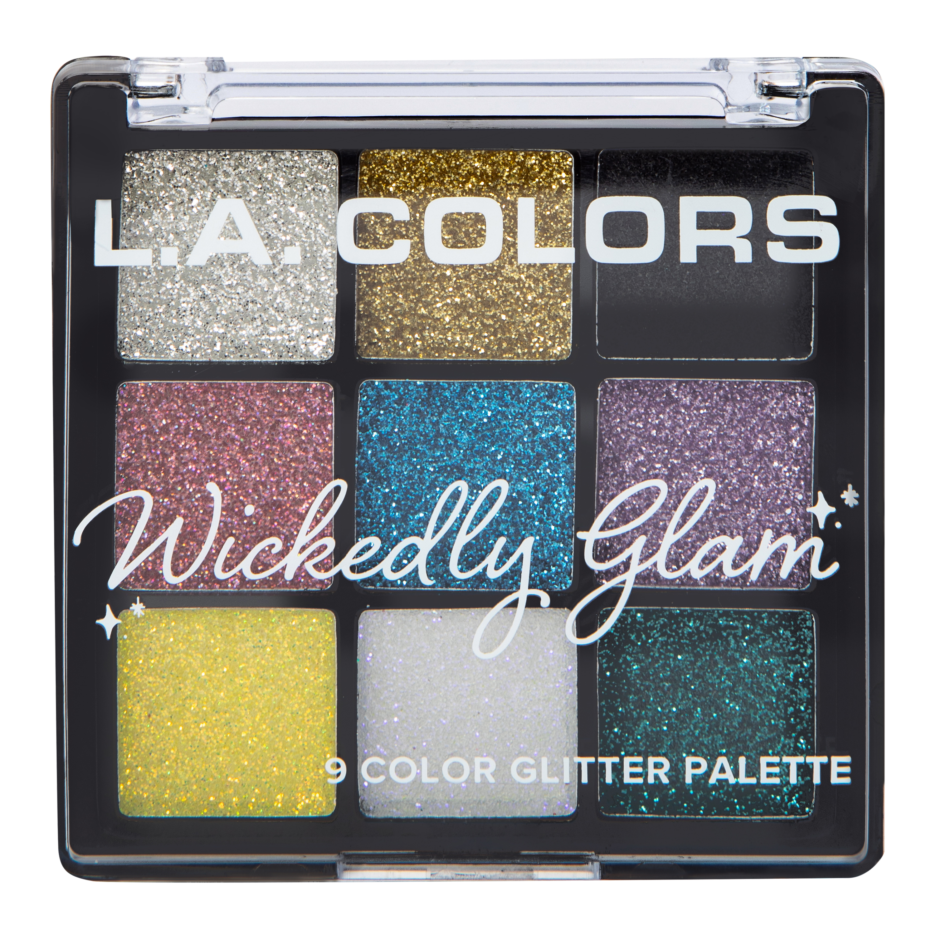 L.A. Colors® Wickedly Glam Glitter Palette 9-Count