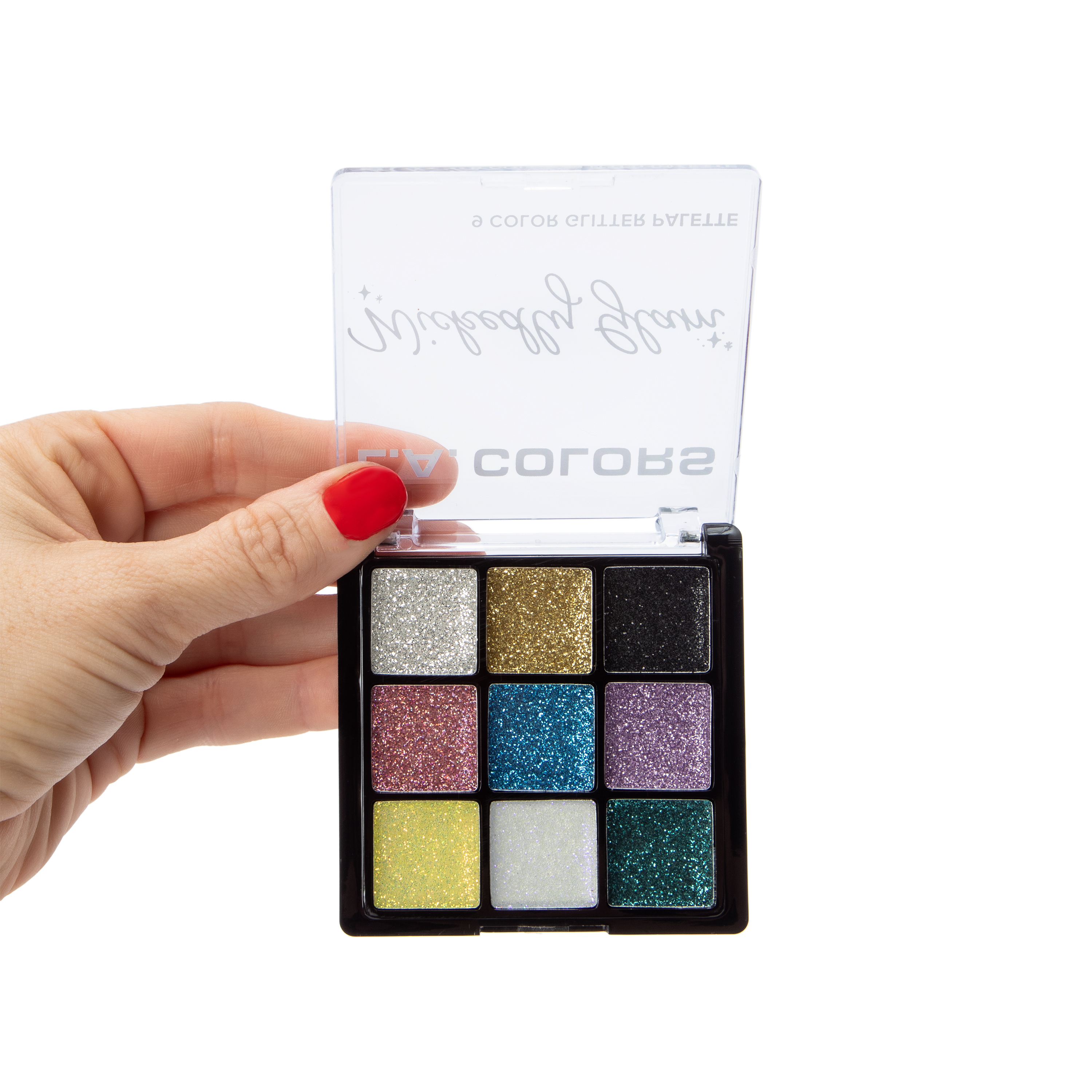 L.A. Colors® Wickedly Glam Glitter Palette 9-Count