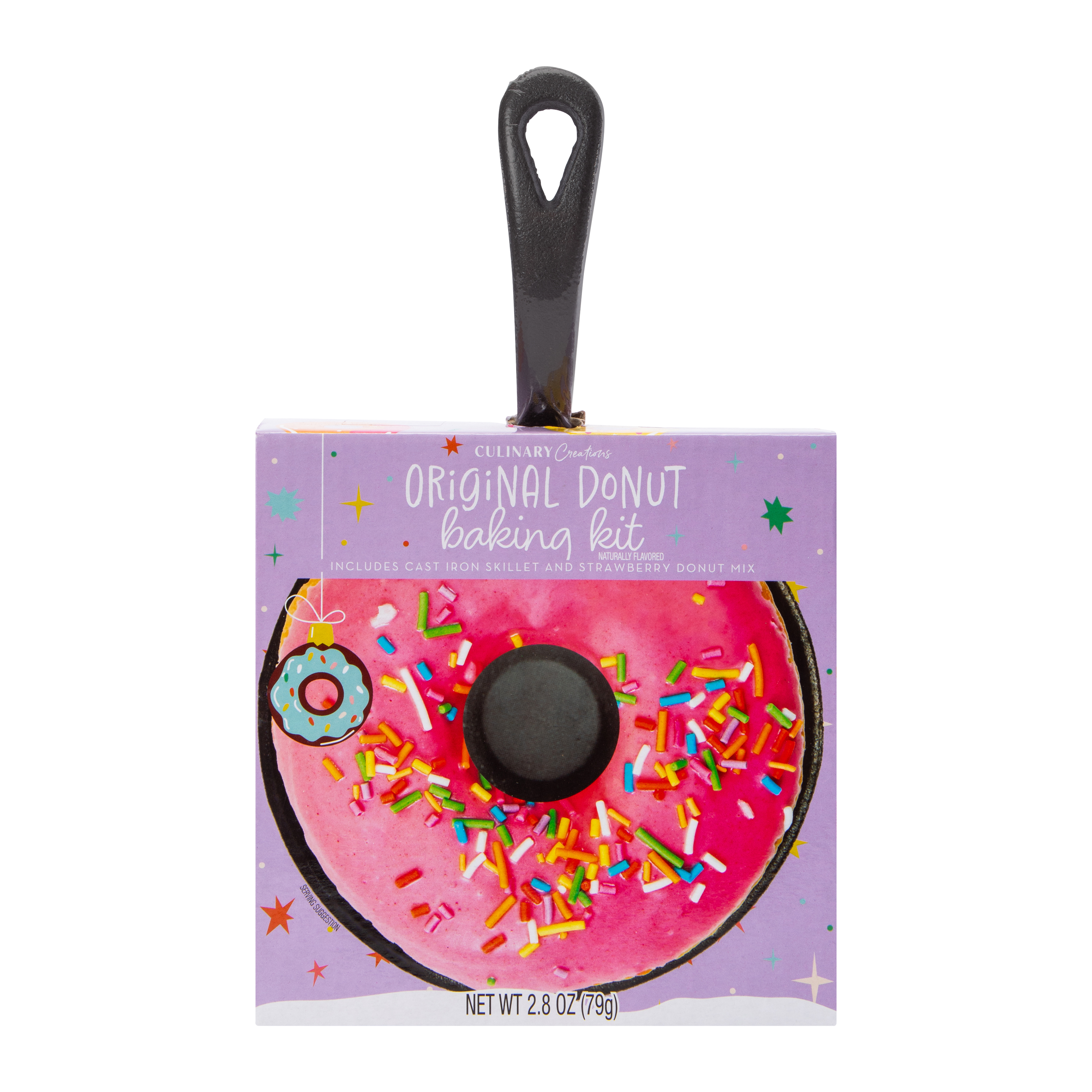 Original Donut Baking Kit With Cast Iron Skillet