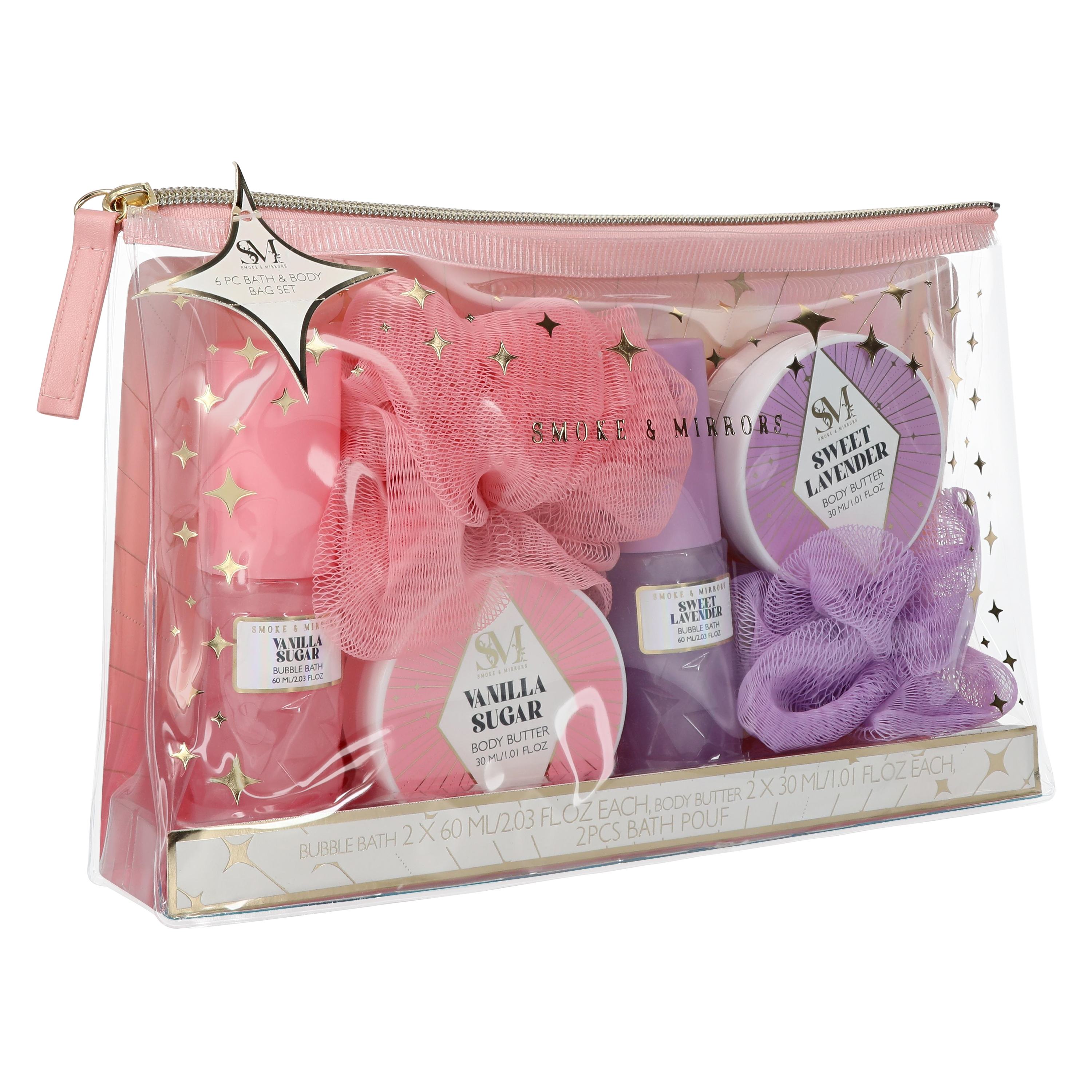 6-Piece Bath & Body Bag Set