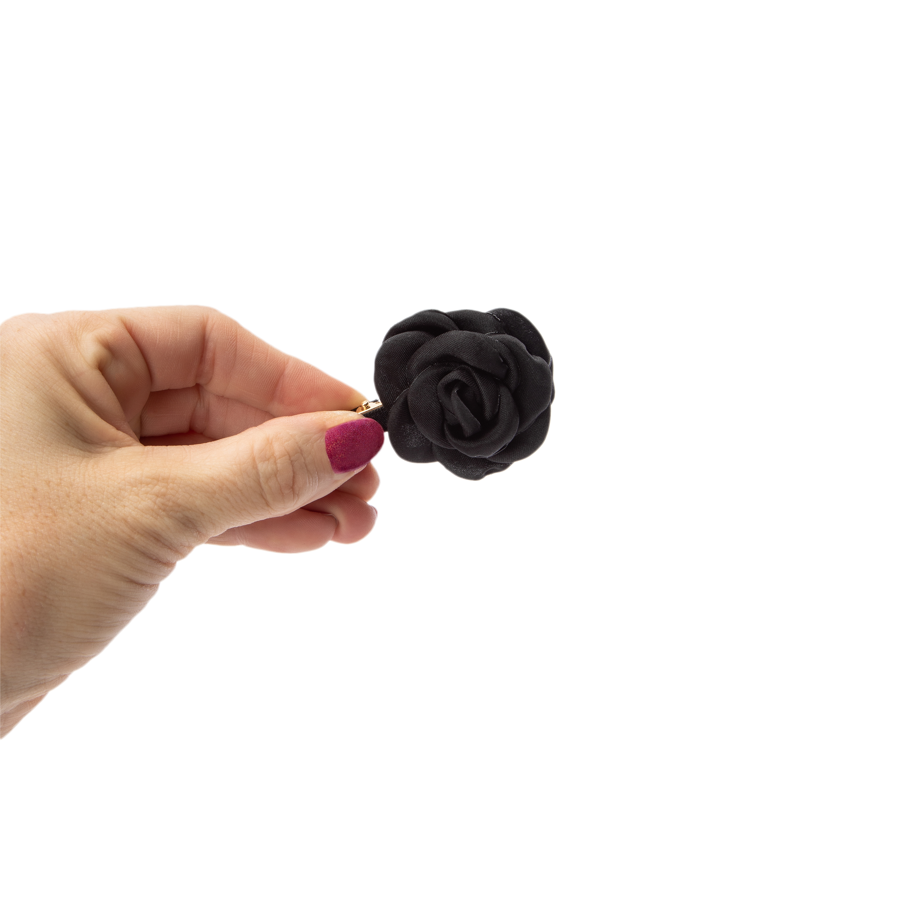 Rosette Hair Clips 4-Count