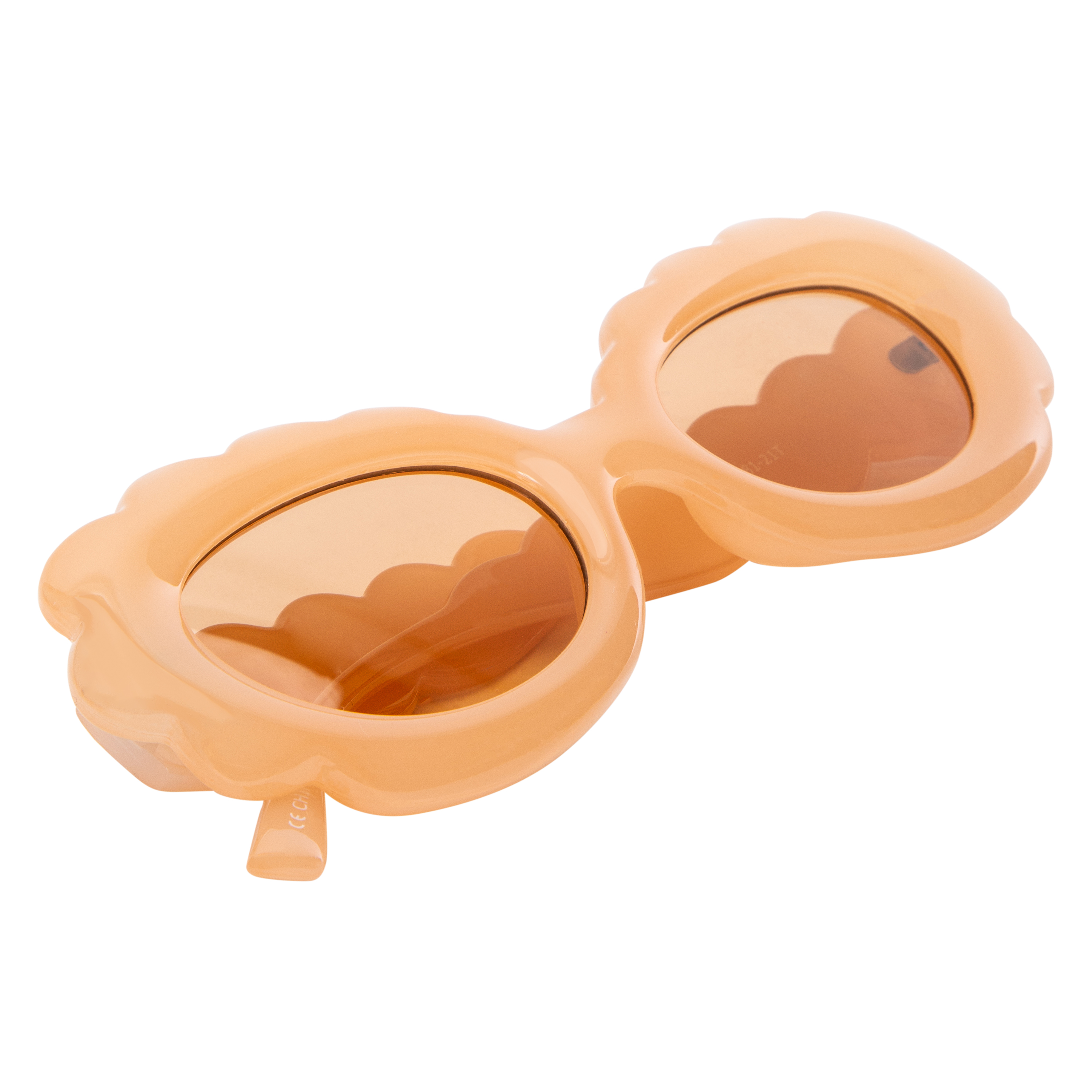 Ladies Scalloped Oval Sunglasses