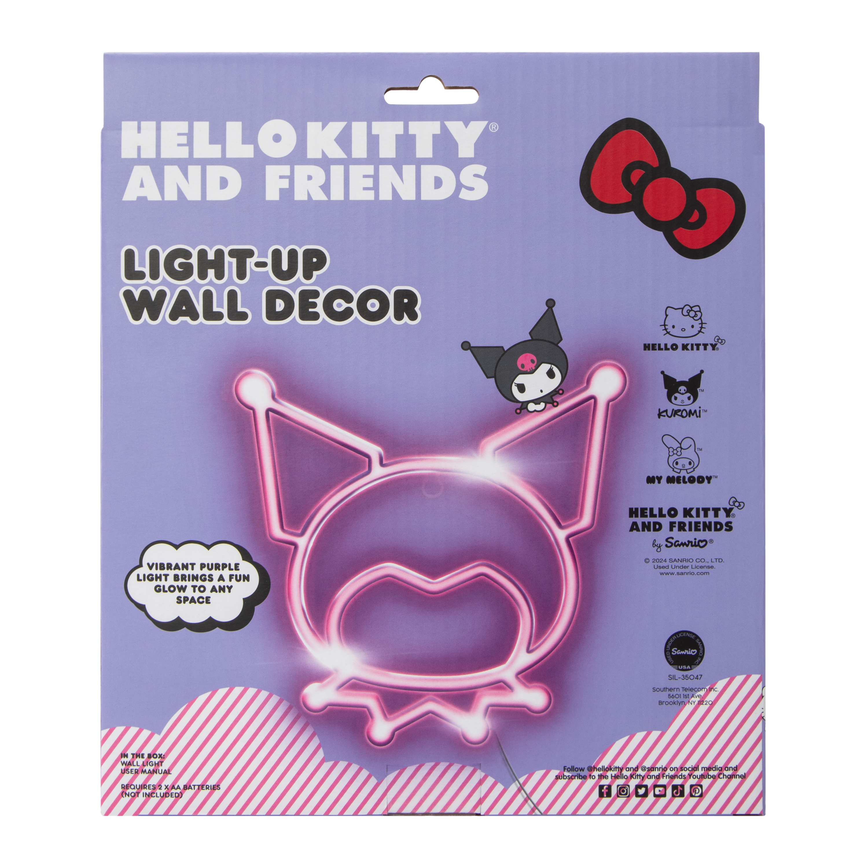 Hello Kitty and Friends® Kuromi Wall LED Sign