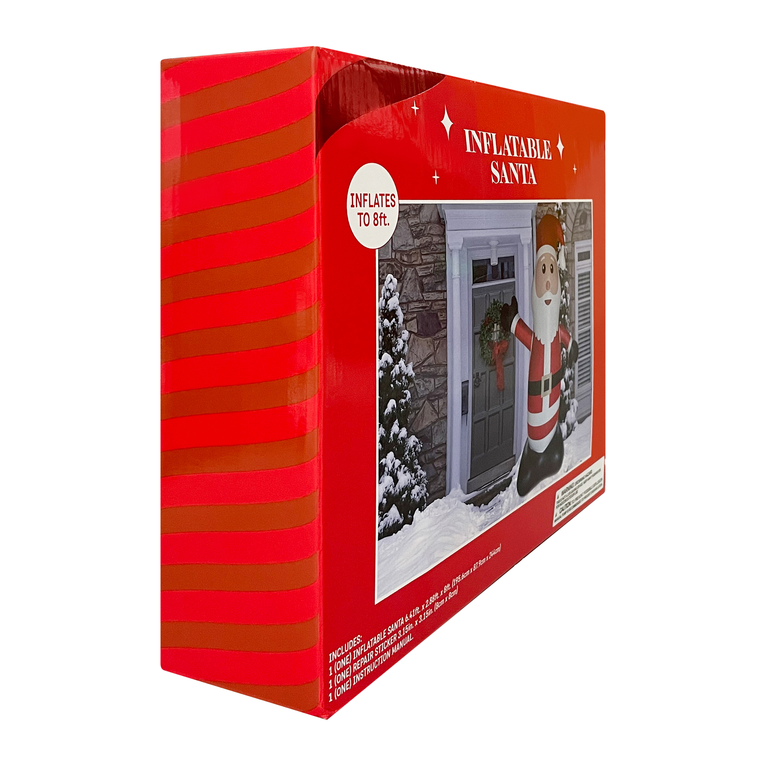 XL Inflatable Christmas Santa 8ft