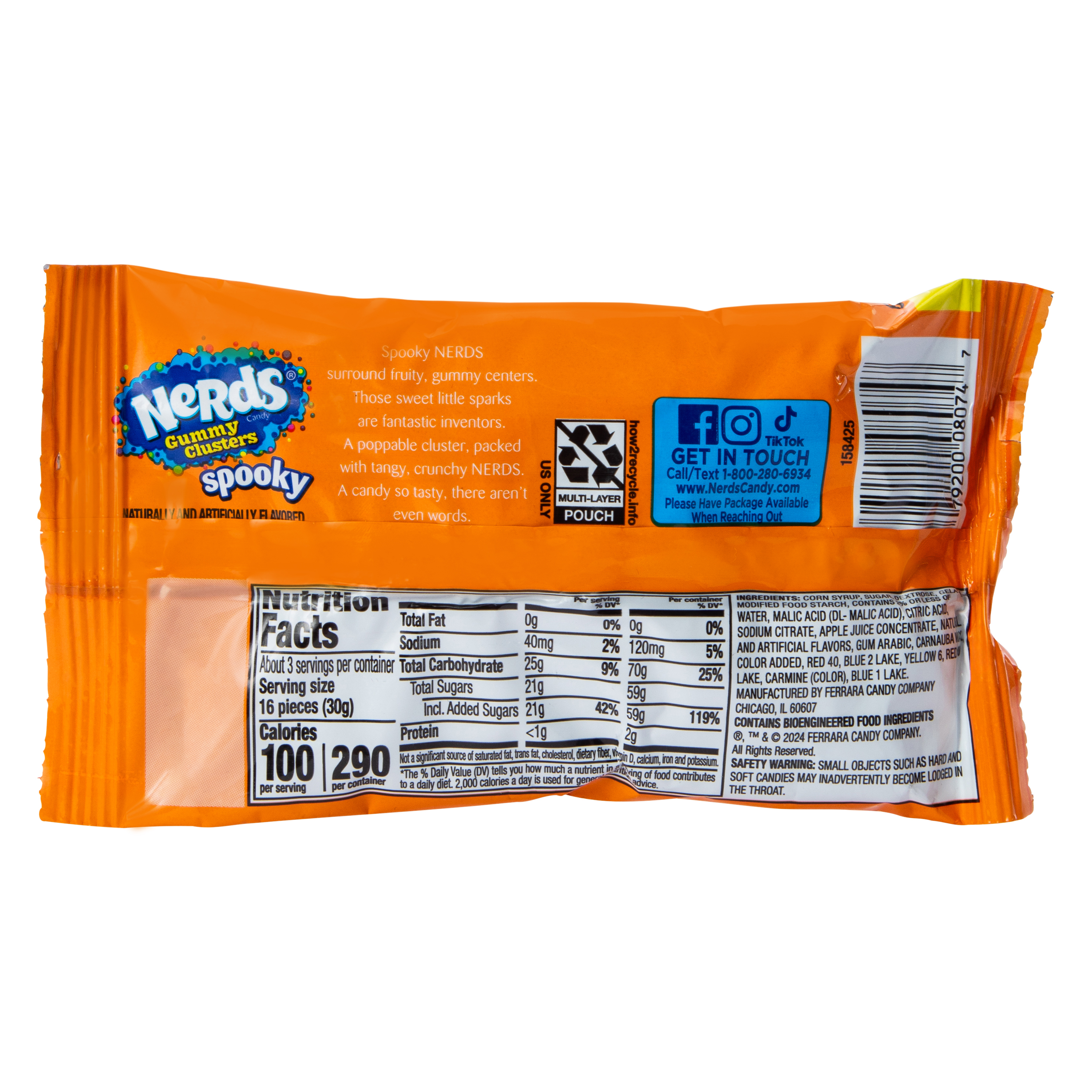 Halloween Spooky Nerds® Gummy Clusters Candy 3oz