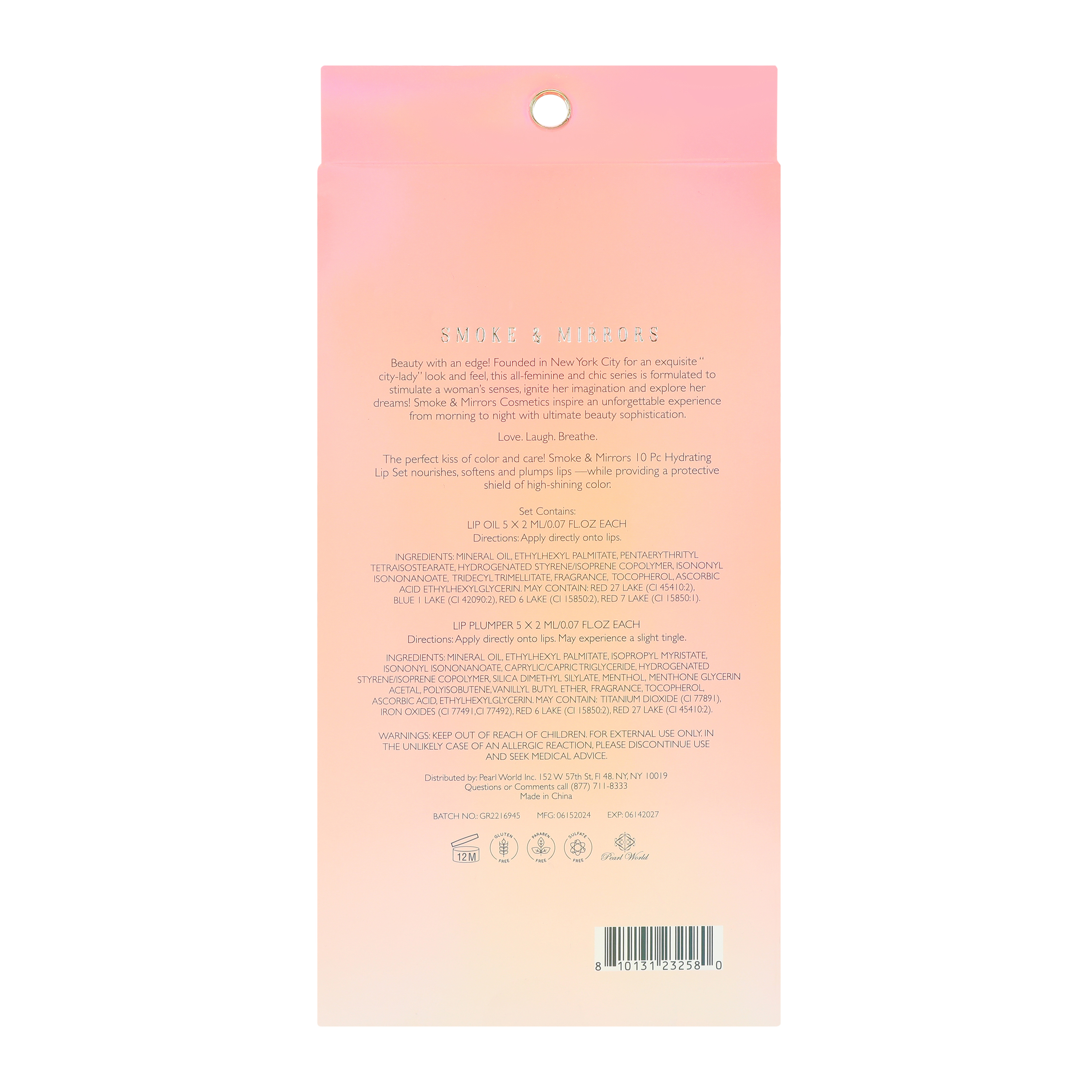 Nourish & Plump Hydrating Lip Set 10-Count