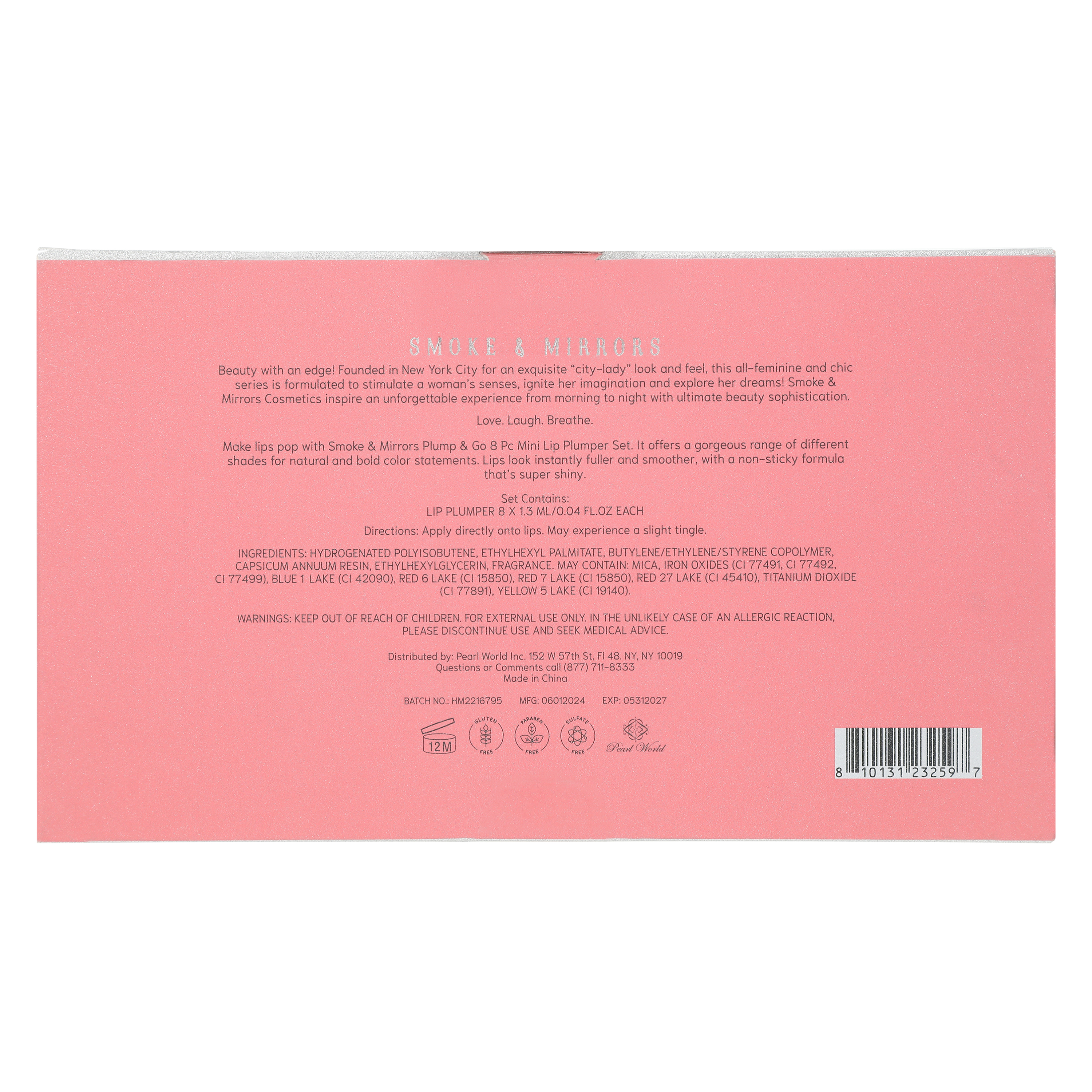 Plump & Go Mini Lip Plumper Set 8-Count