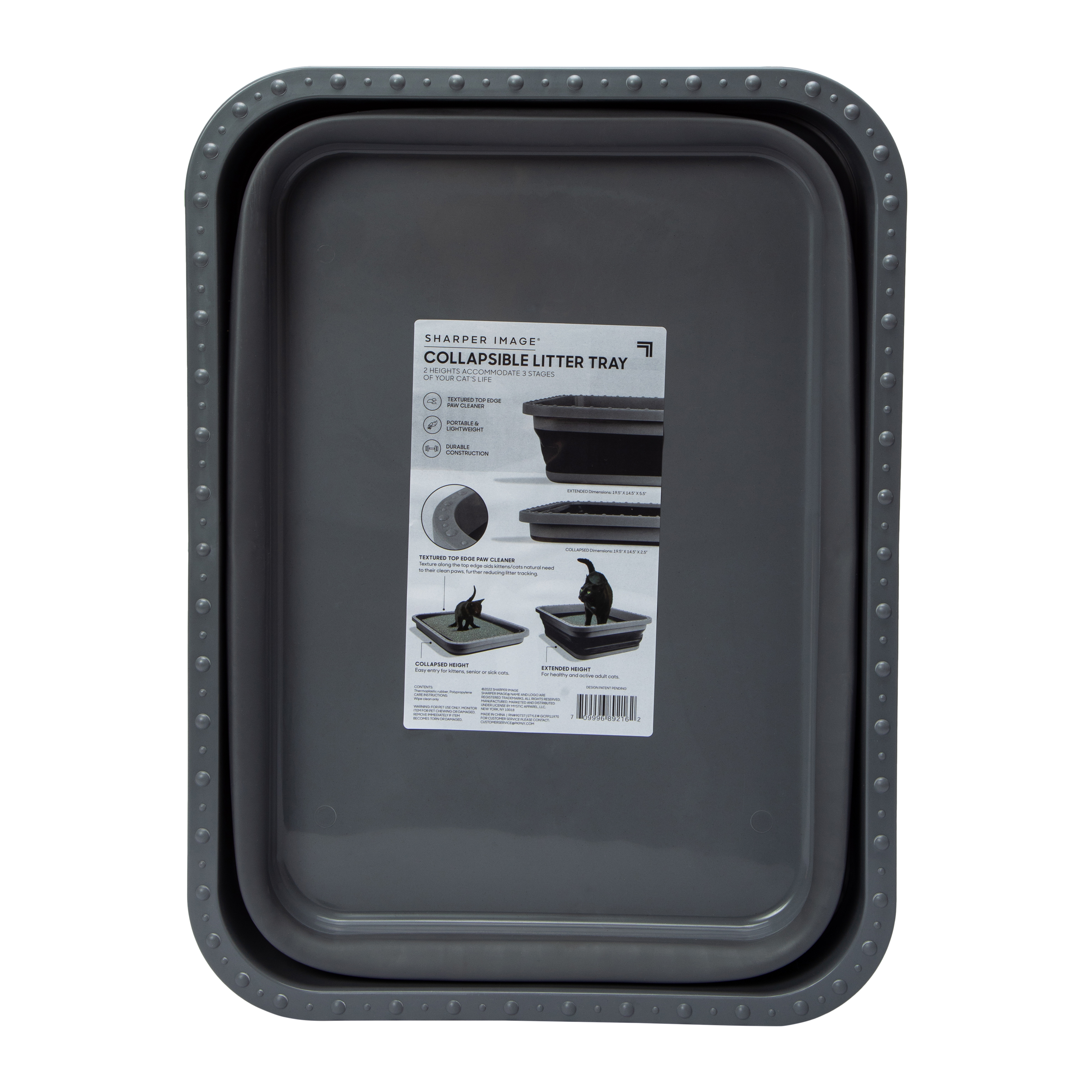 Sharper Image® Collapsible Cat Litter Tray