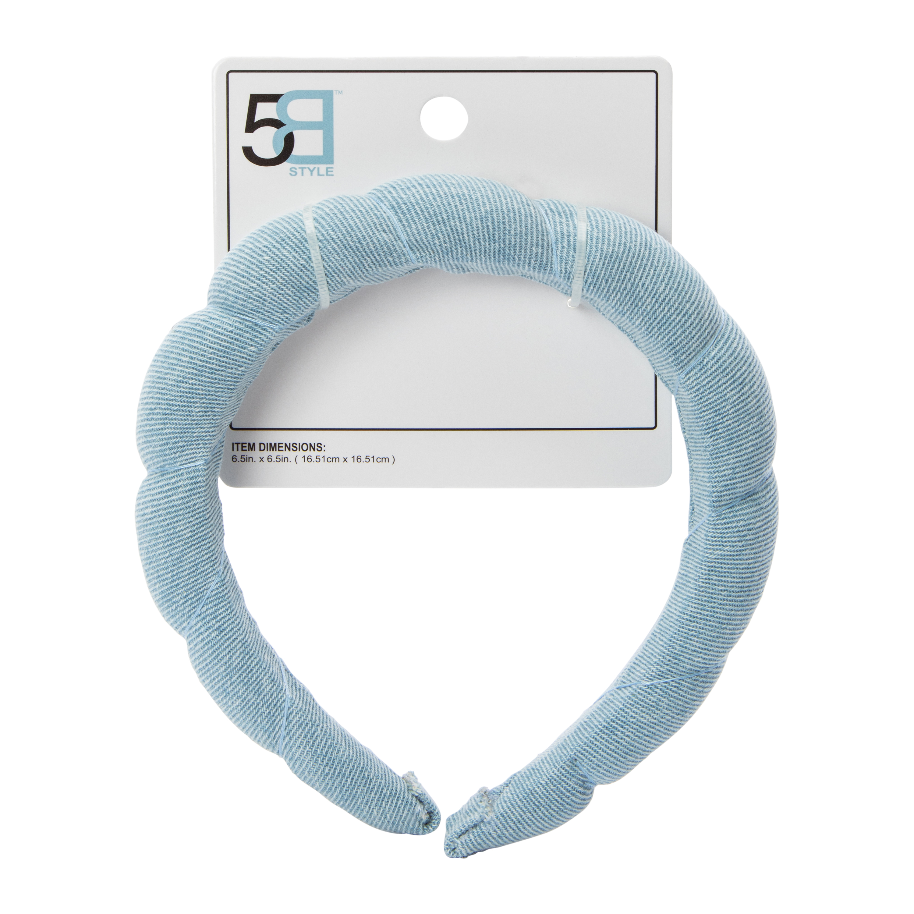 Denim Bubble Headband