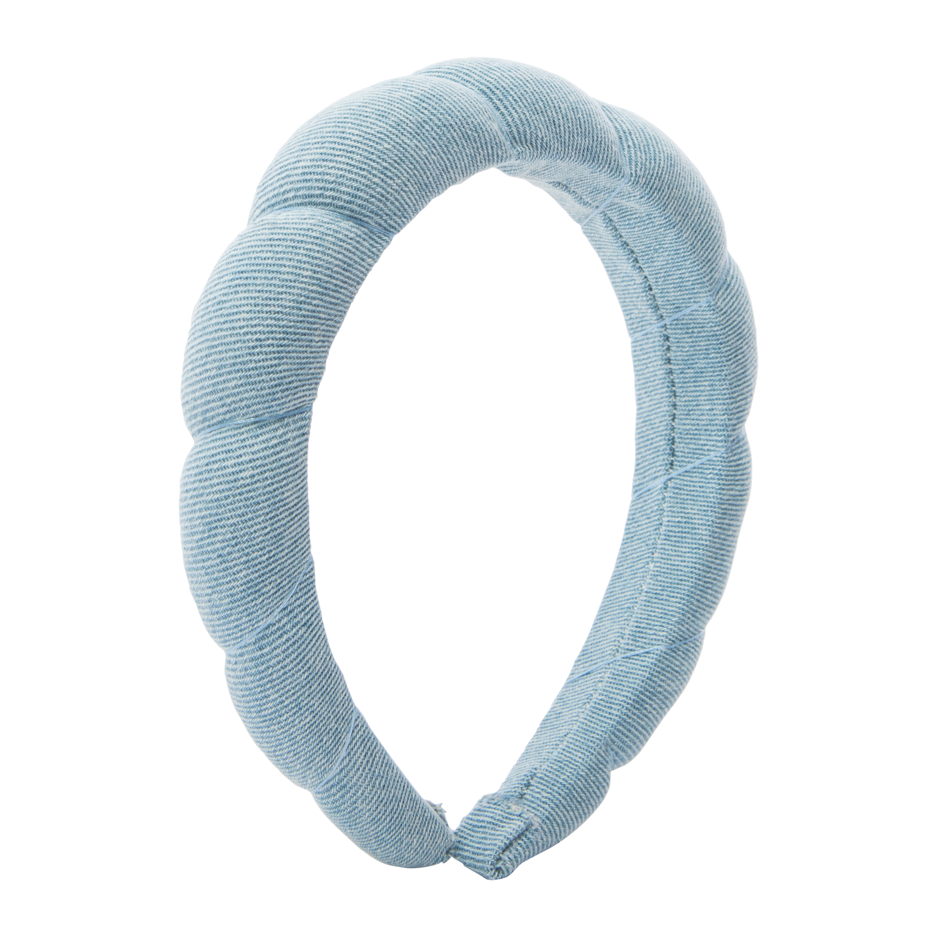 Denim Bubble Headband