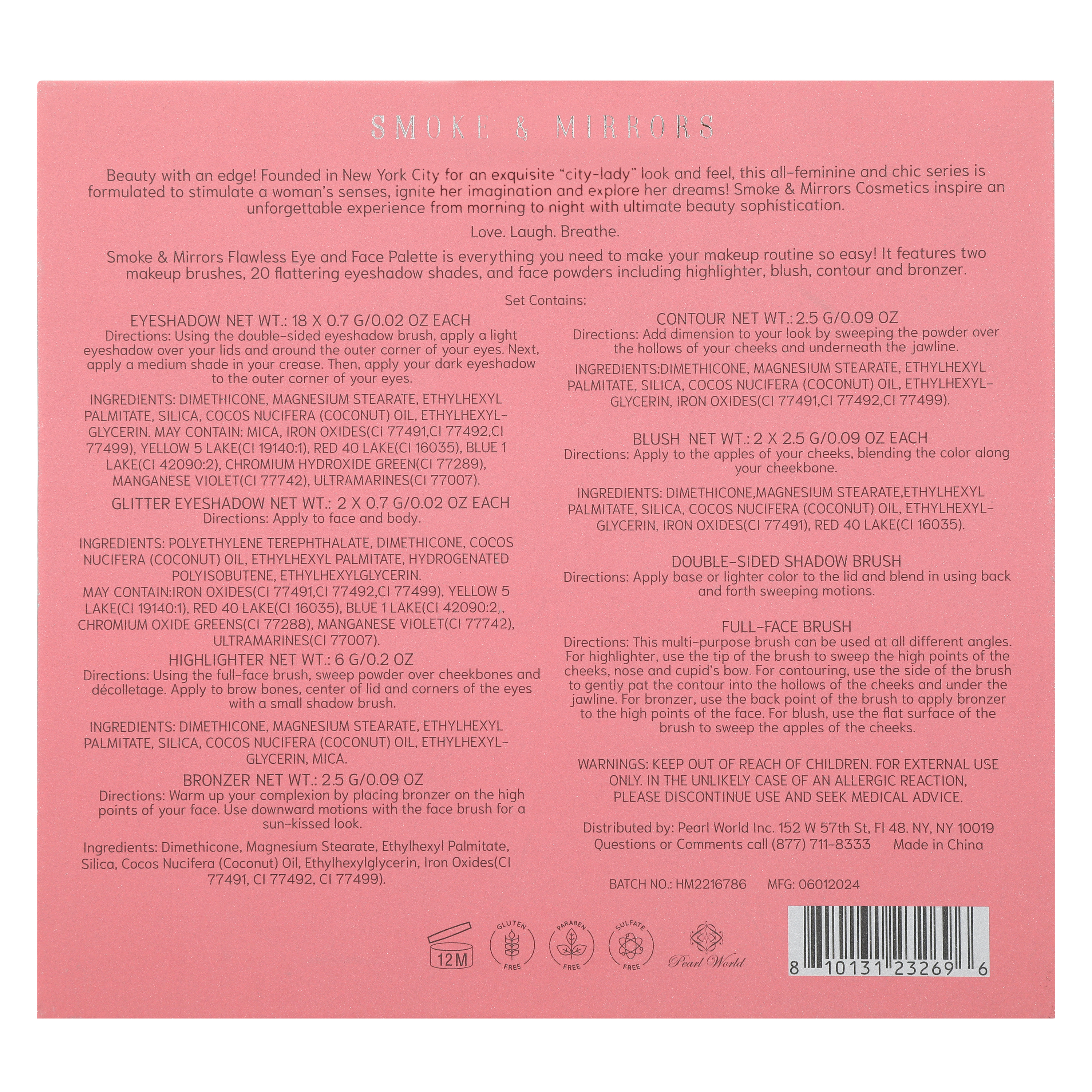 Flawless Eye & Face Palette 25-Piece