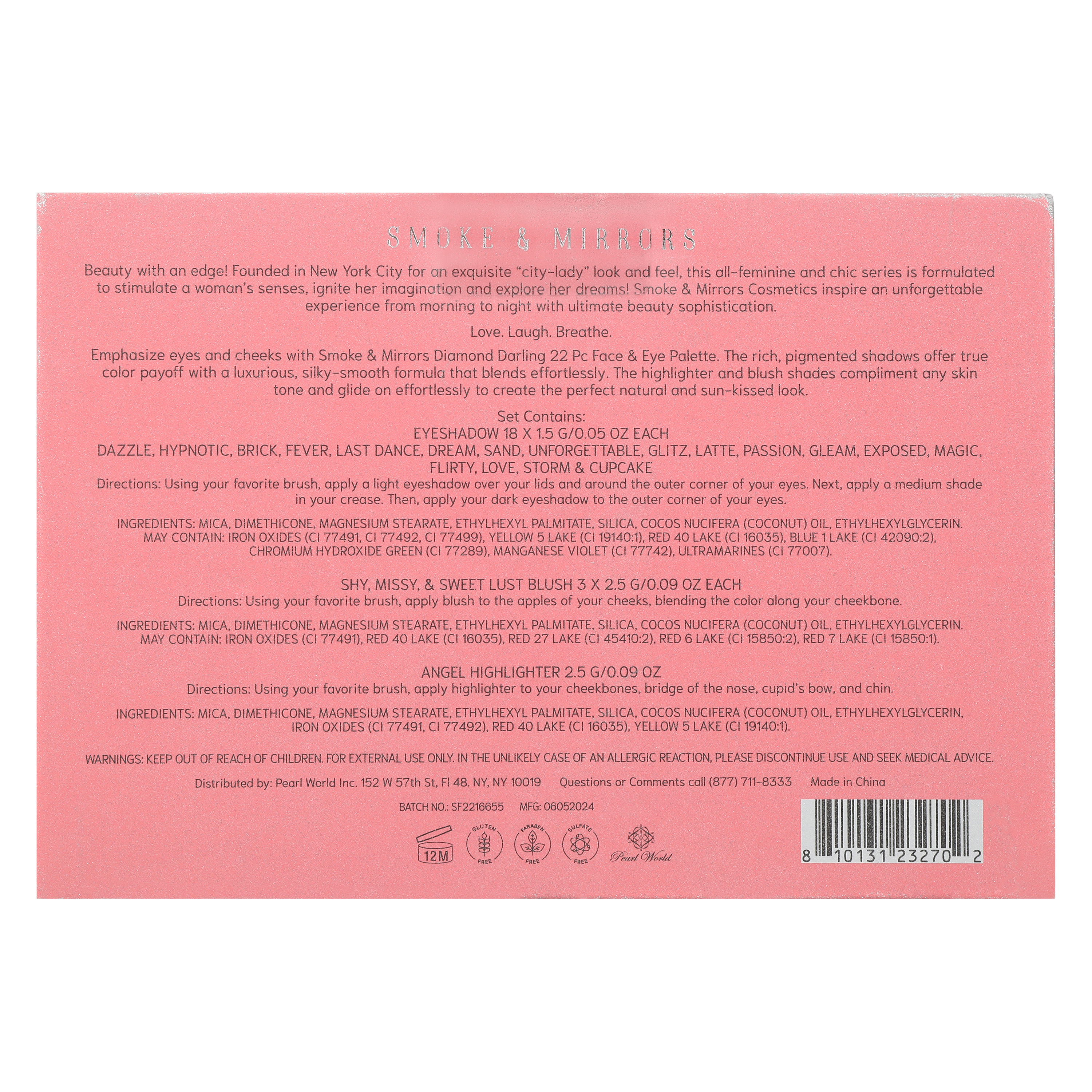 Smoke & Mirrors Face & Eye Palette 22-Piece