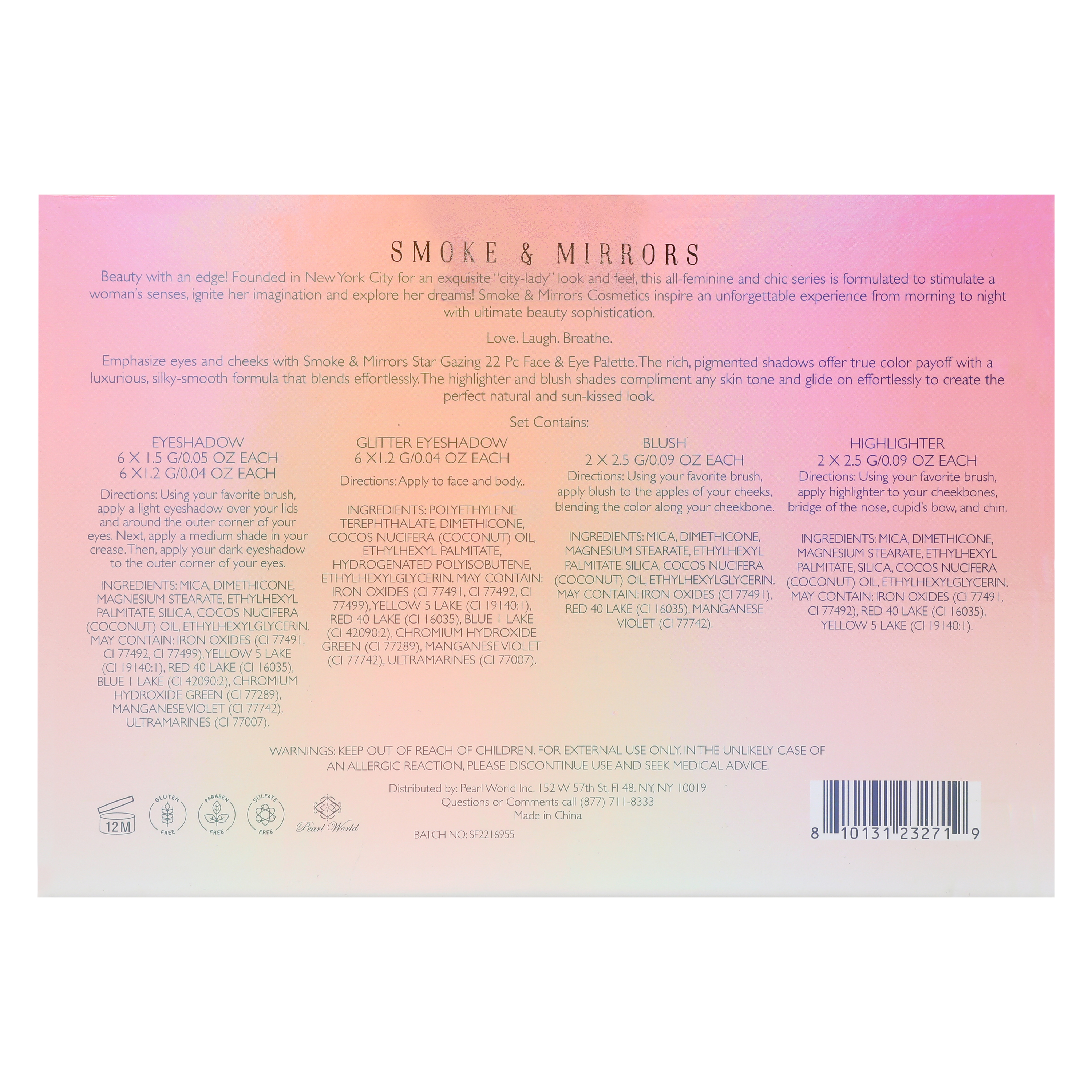 Star Gazing Face & Eye Palette 22-Piece