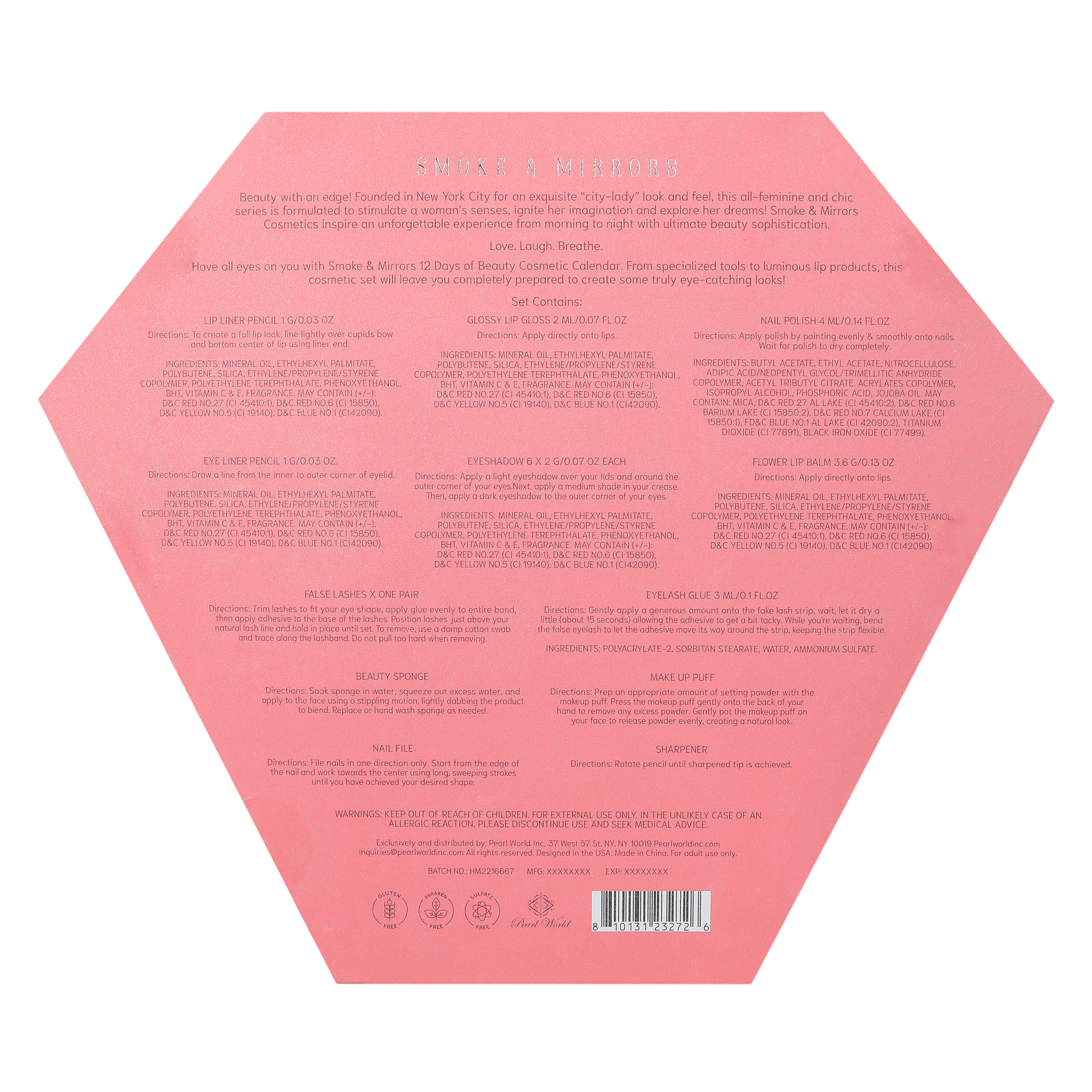 Smoke & Mirrors '12 Days Of Beauty' Cosmetics Calendar