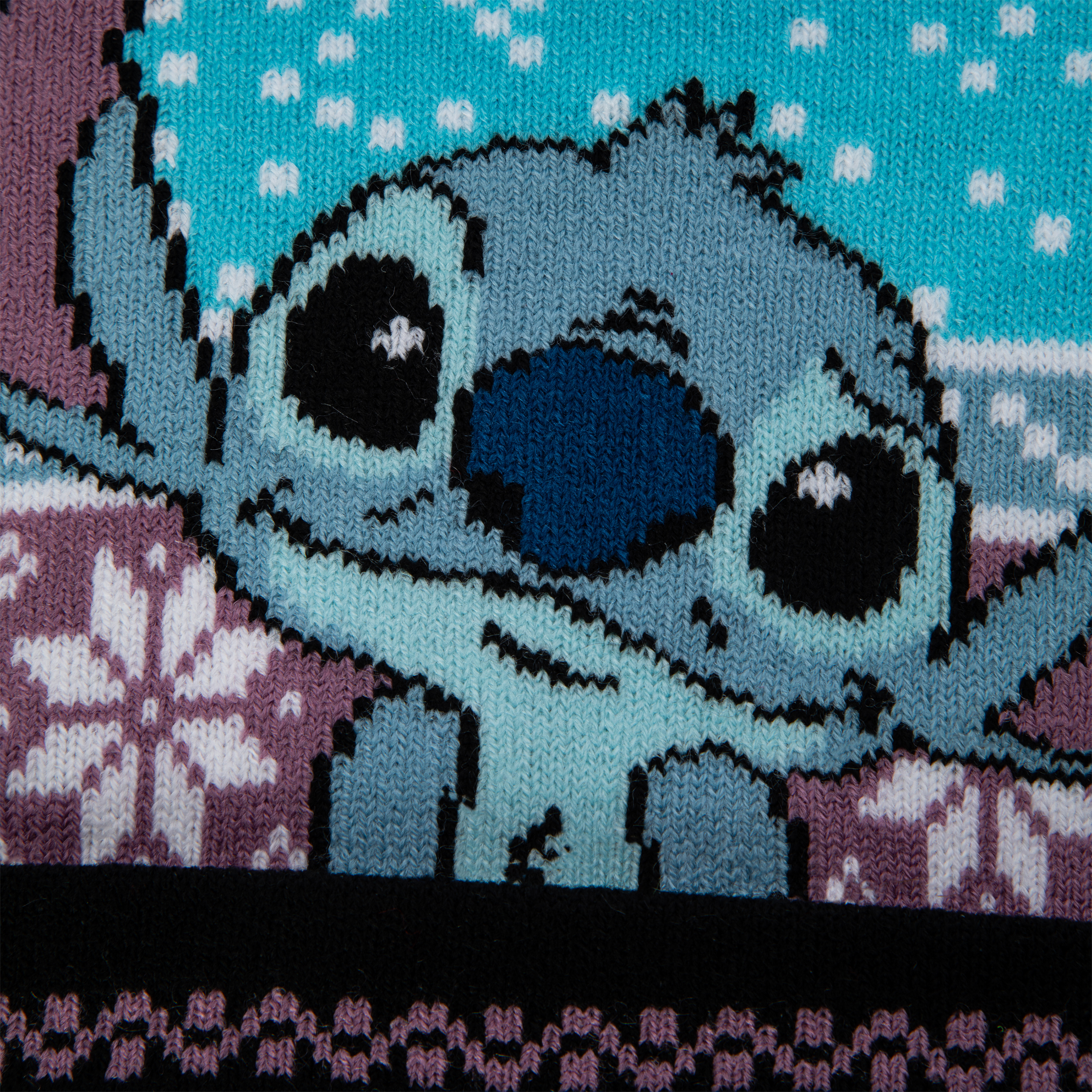 Disney Stitch Christmas Pom Pom Beanie Hat