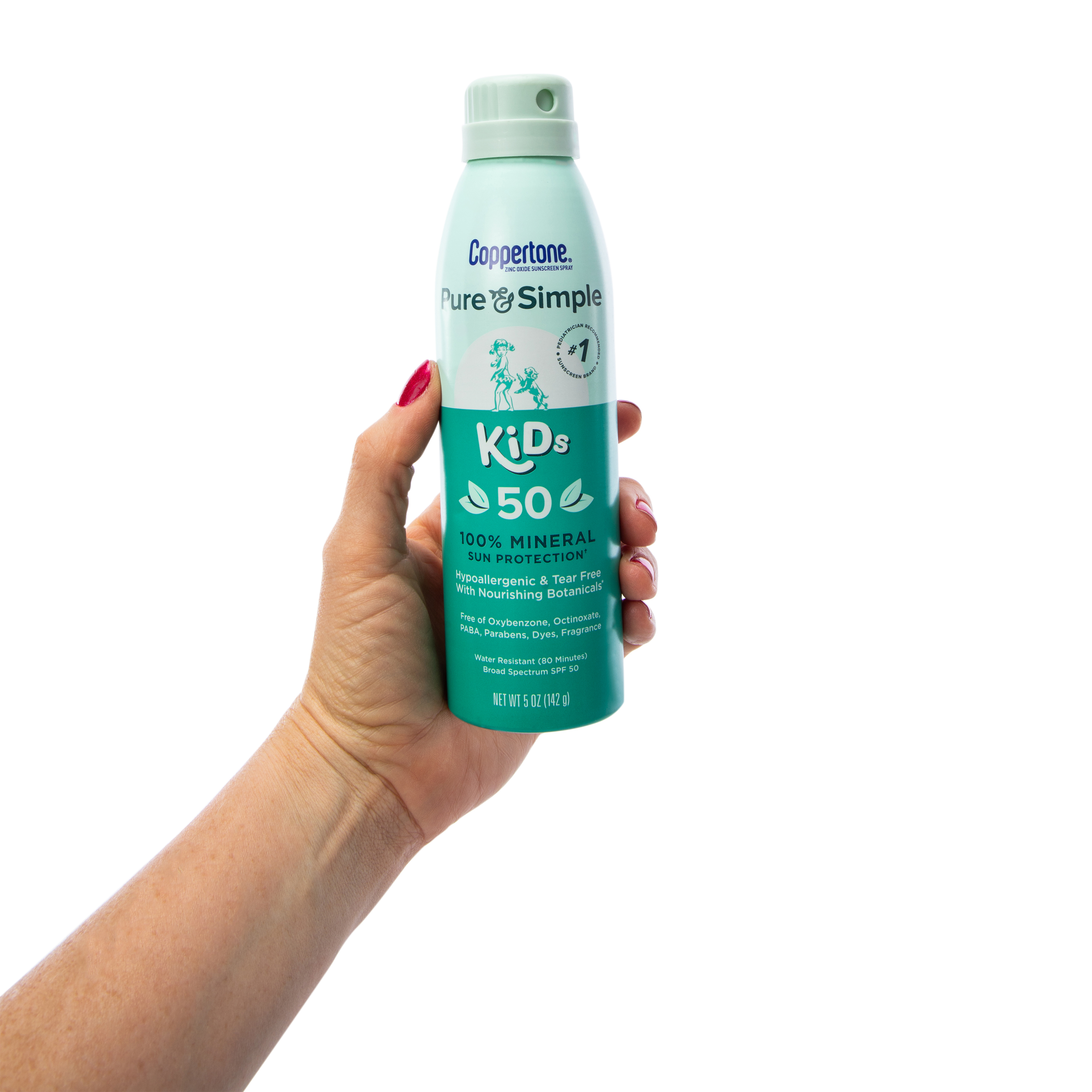 Coppertone® Pure & Simple SPF 50 Kid's Sunscreen Spray 5oz