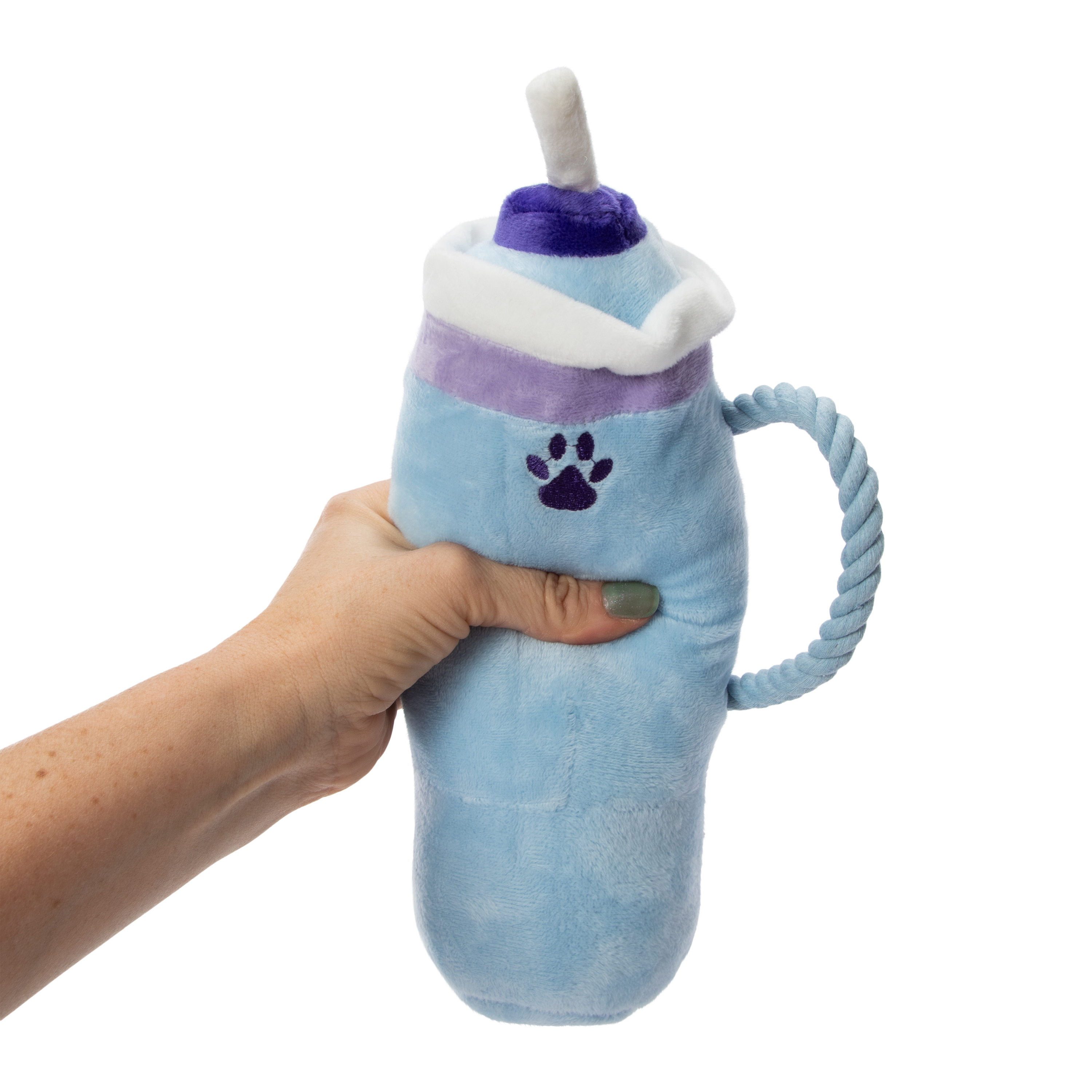 Tumbler Bottle Cruncher Plush Pet Toy
