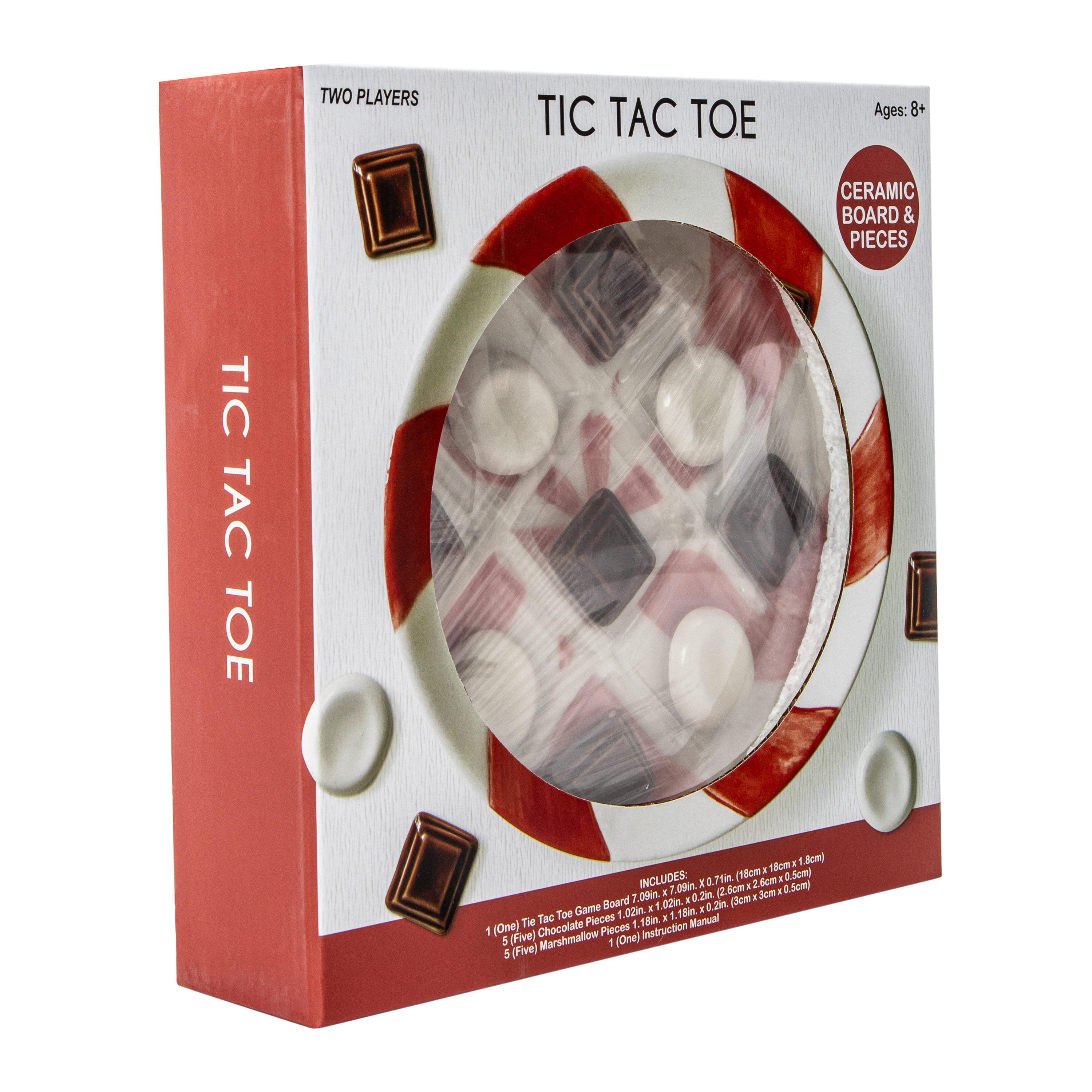 Tic Tac Toe Ceramic Board Game And Pieces