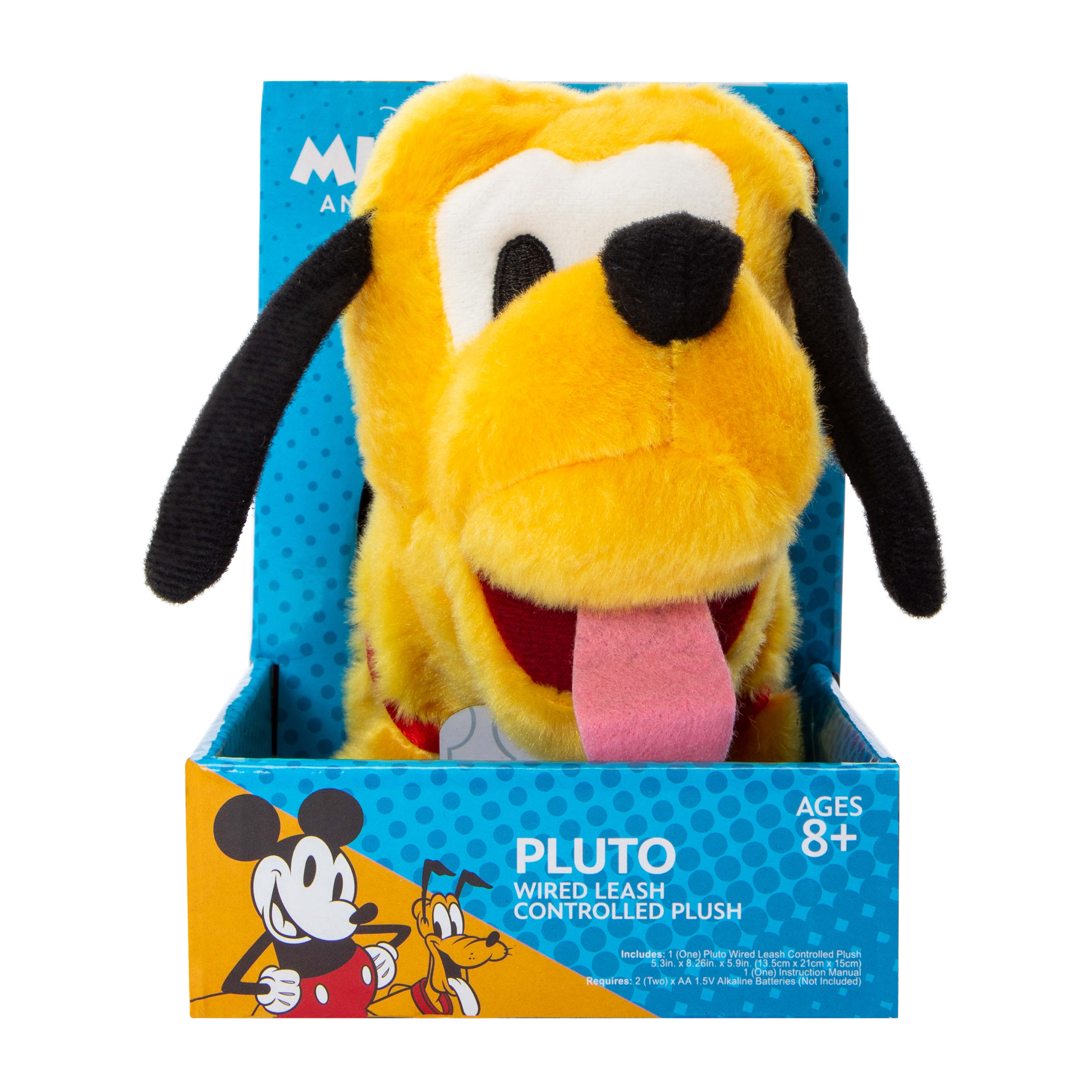 Disney Wire Leash Controlled The Pluto Plush Toy